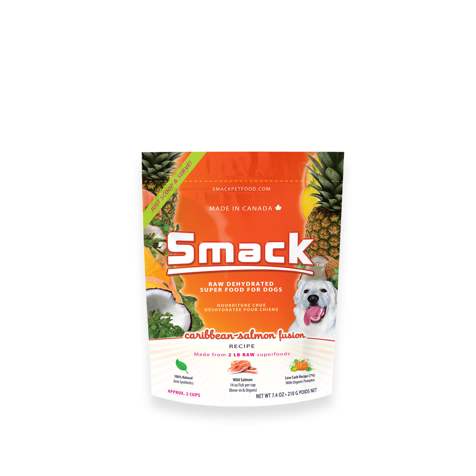 Smack Pet Food Caribbean-Salmon Fusion - Superfood for Dogs