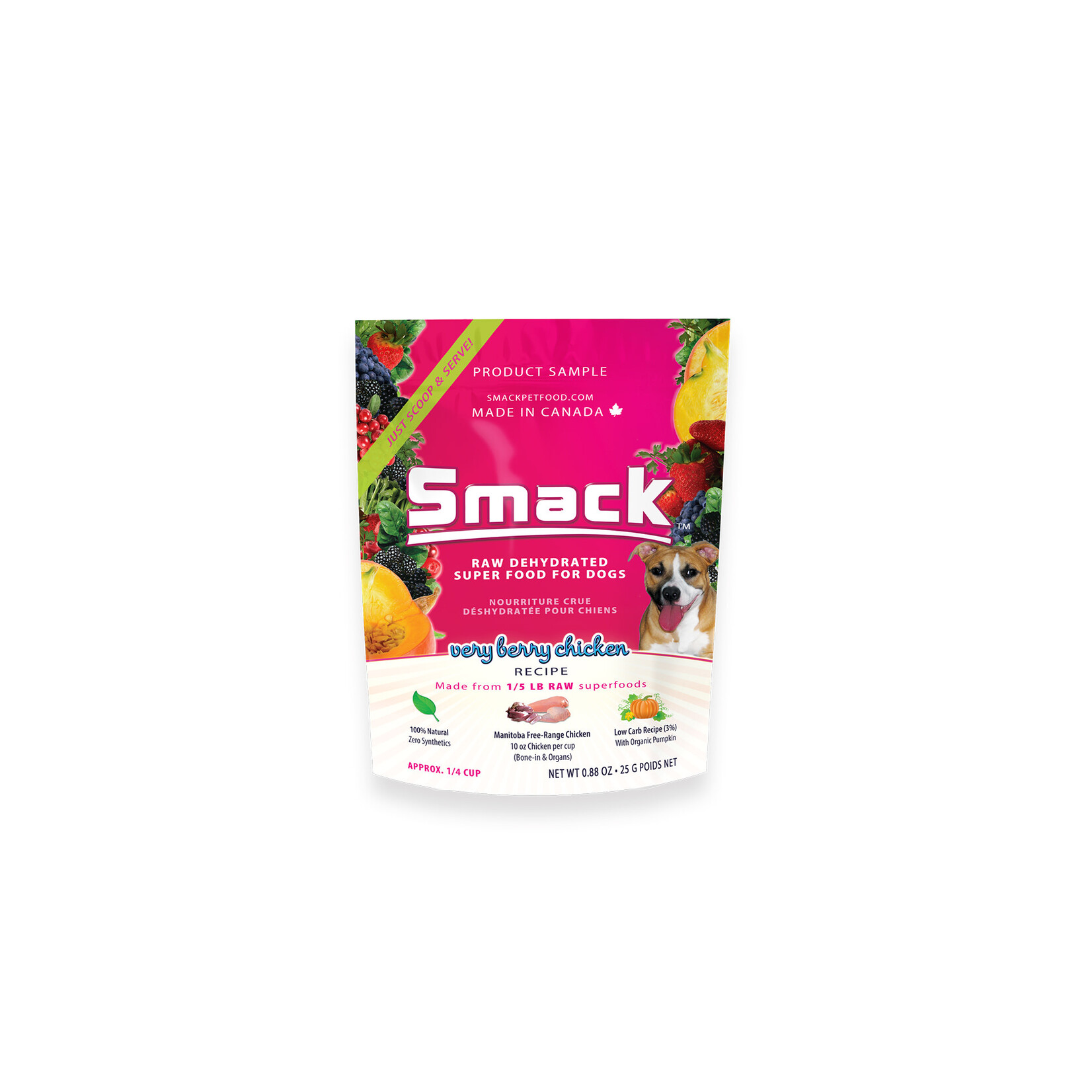 Smack Pet Food Very Berry Chicken - Superfood for Dogs