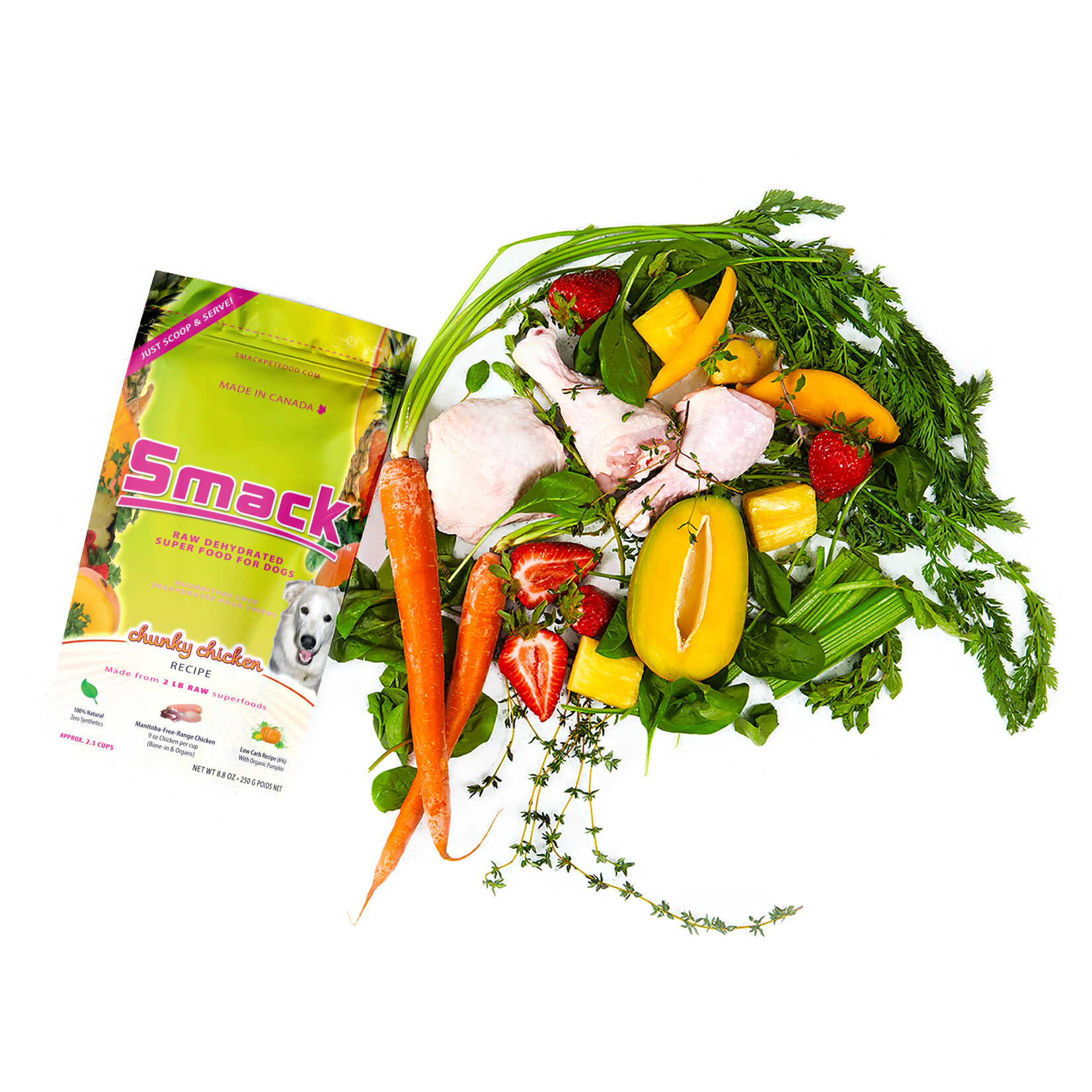 Smack Pet Food Chunky Chicken - Superfood for Dogs