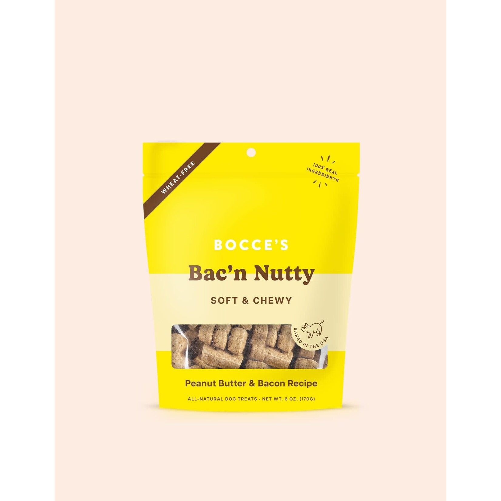 Bocce’s Bakery Bac'N Nutty Soft & Chewy Treats