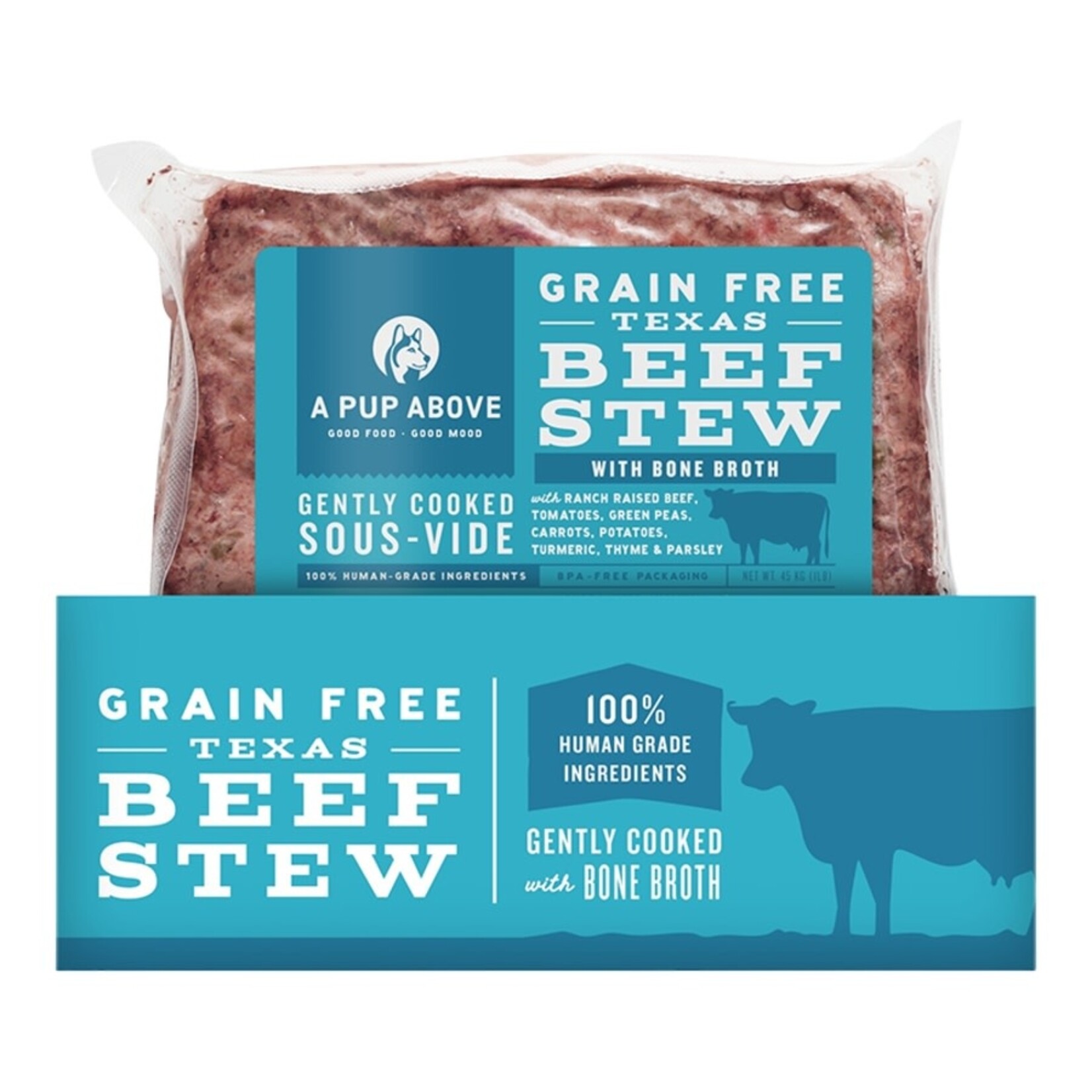 A Pup Above Texas Beef Stew Human-Grade Dog Food - (*Frozen Products for In-Store Pickup Only. *)