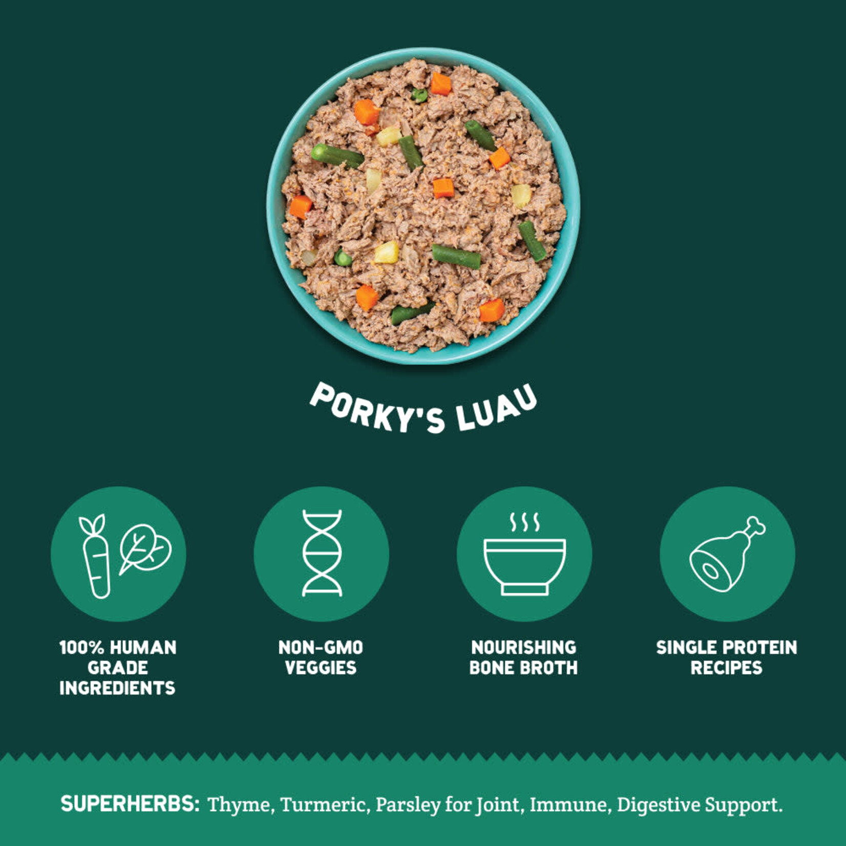 A Pup Above Porky's Luau Human-Grade Dog Food - (*Frozen Products for In-Store Pickup Only. *)