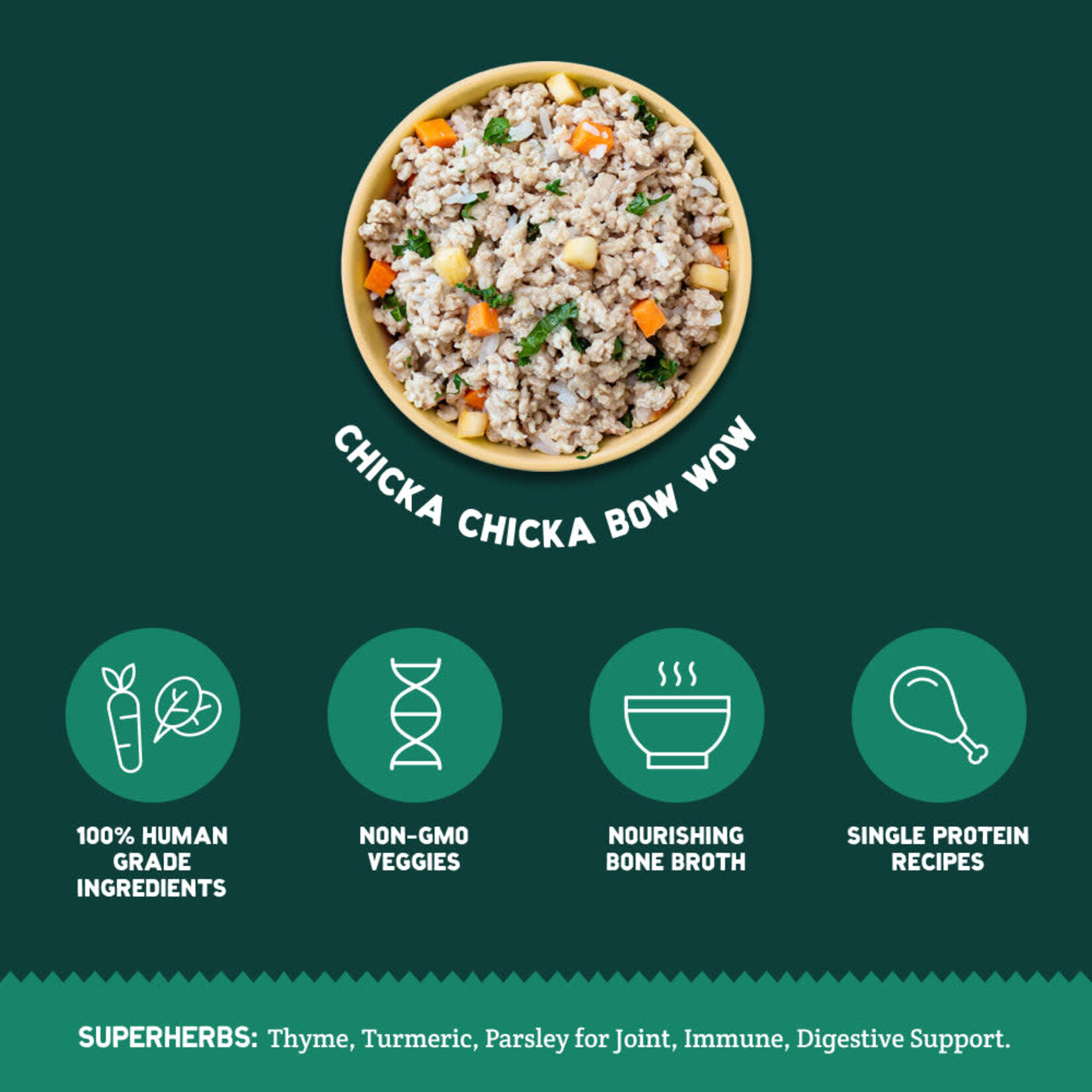 A Pup Above Chicka Chicka Bow Wow Human-Grade Dog Food - (*Frozen Products for In-Store Pickup Only. *)