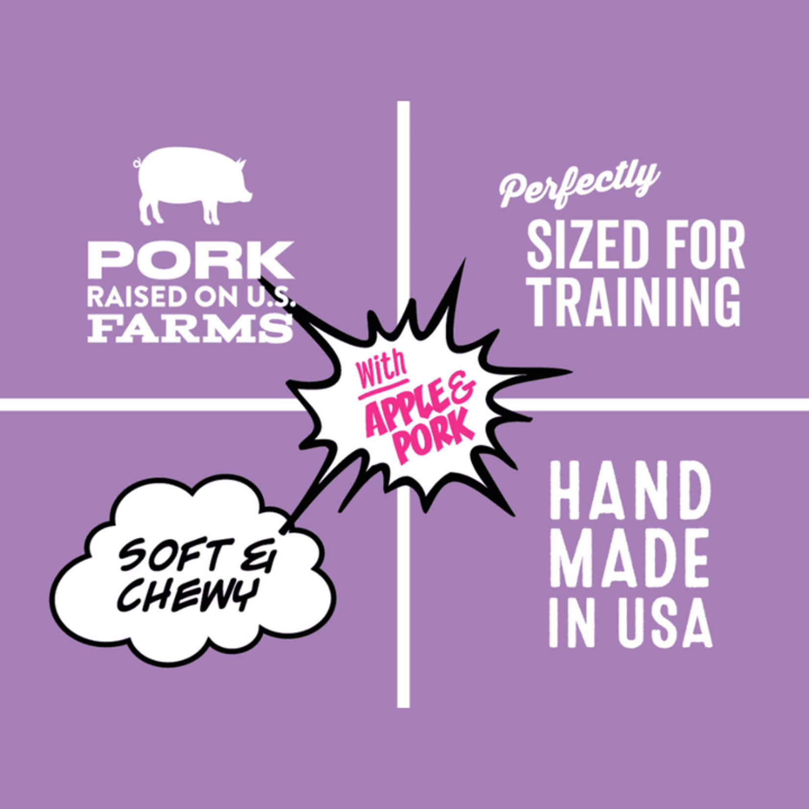 Polkadog Wonder Nuggets Pork & Apple Dog Treats