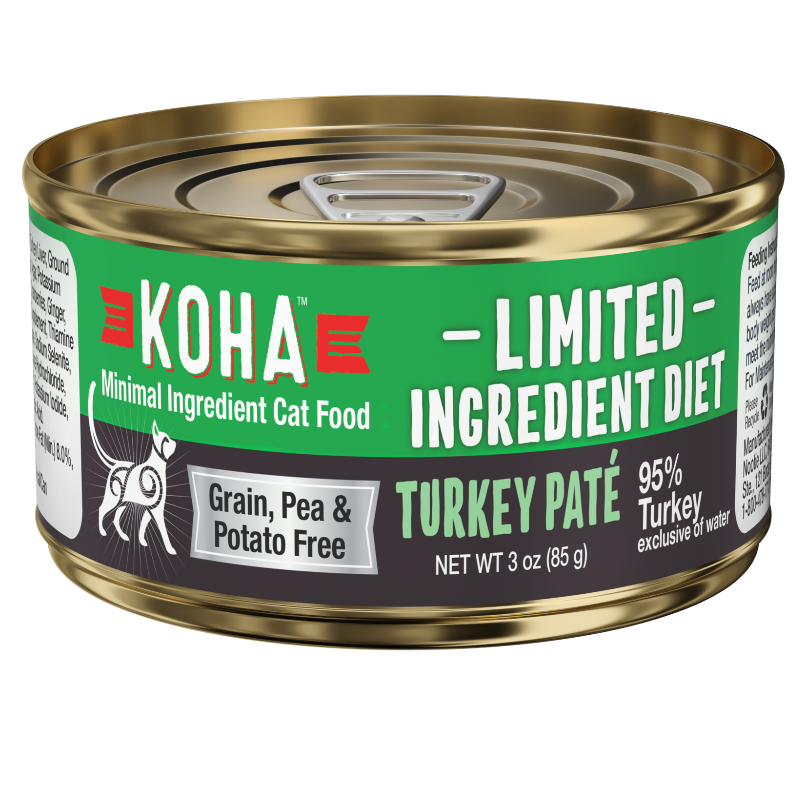 Koha Limited Ingredient Diet Turkey Pâté for Cats