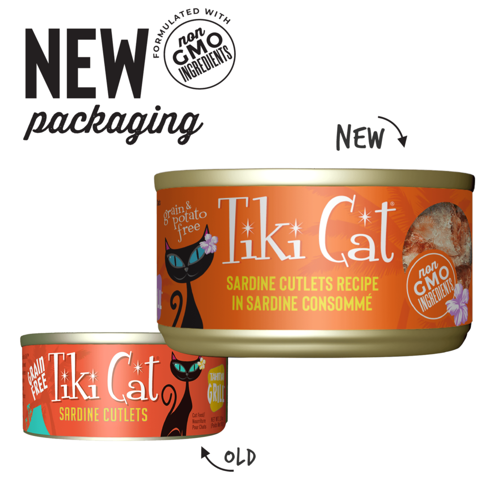 Tiki Pets Tahitian Grill - Sardine Cutlets in Sardine Consomme
