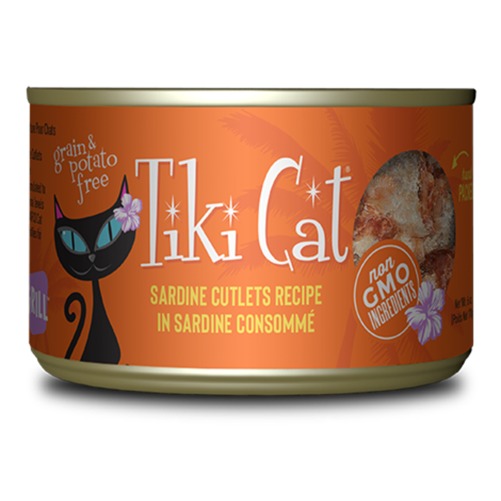 Tiki Pets Tahitian Grill - Sardine Cutlets in Sardine Consomme