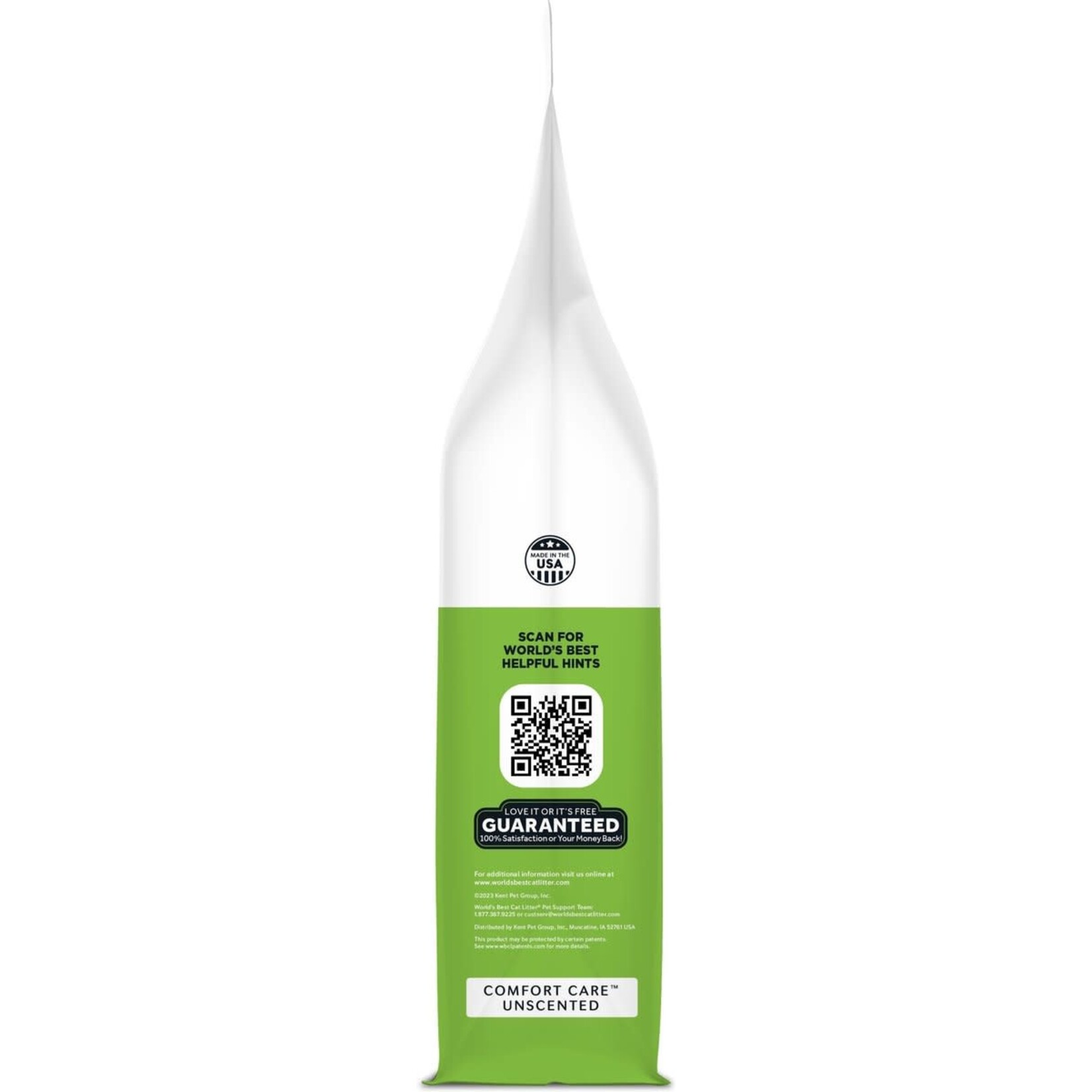 World's Best Cat Litter Comfort Care Unscented Clumping Corn Cat Litter