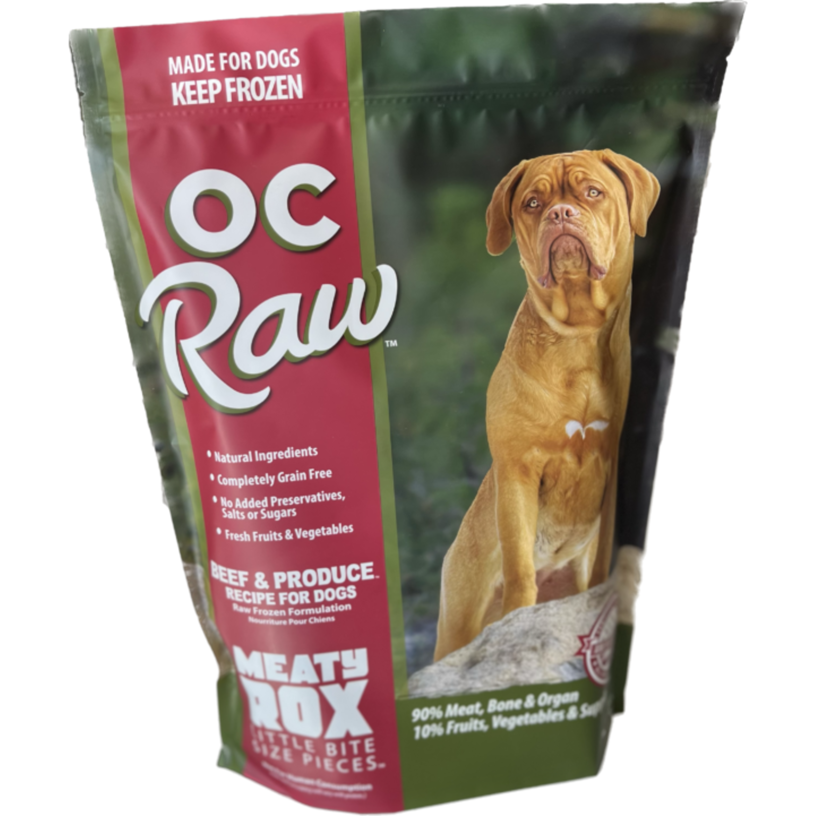 OC Raw Beef & Produce Recipe for Dogs (*Frozen Products for In-Store Pickup Only. *)