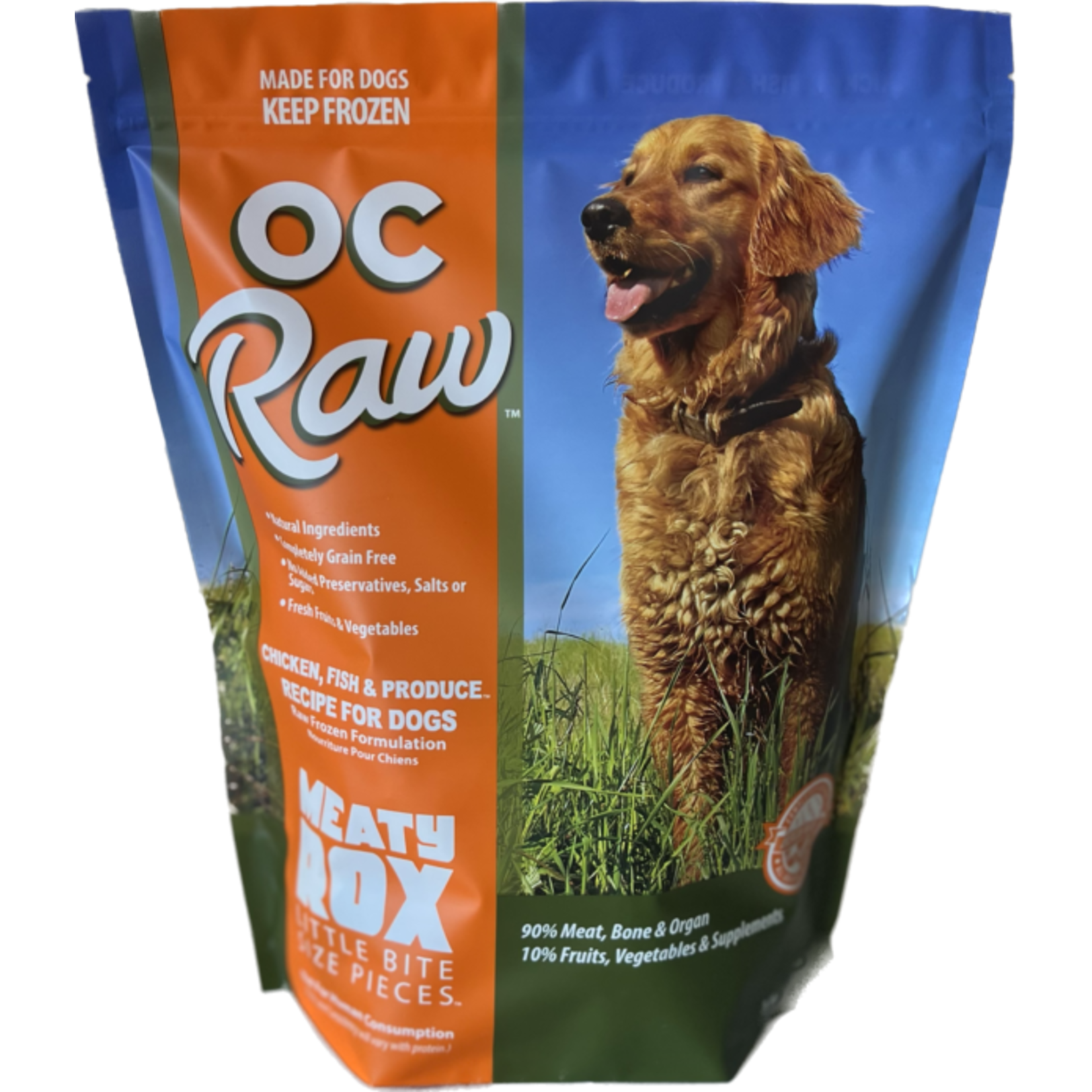 OC Raw Chicken, Fish & Produce for Dogs (*Frozen Products for In-Store Pickup Only. *)