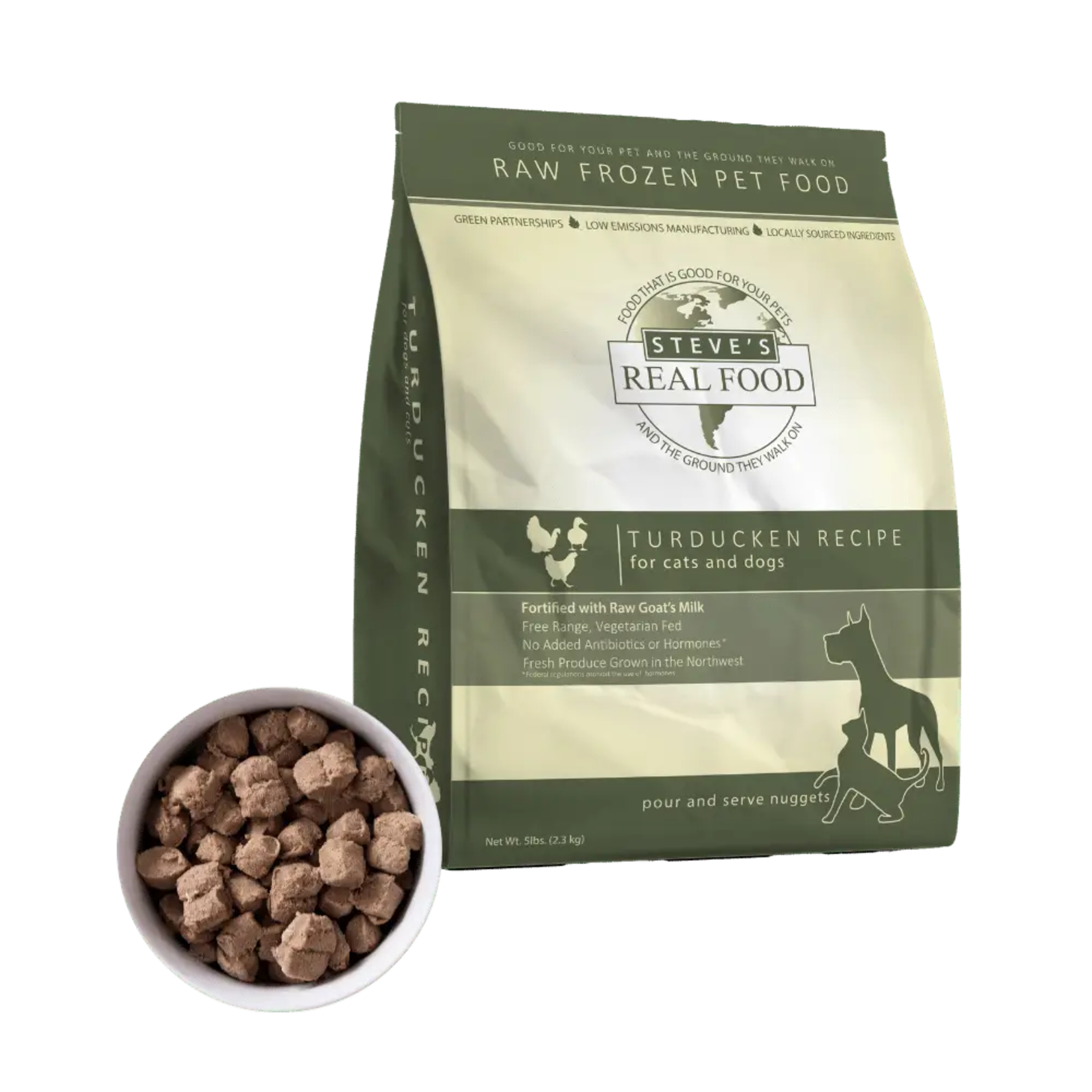 Steve's Real Food Frozen Raw Dog Food Turducken Recipe (*Frozen Products for In-Store Pickup Only. *)