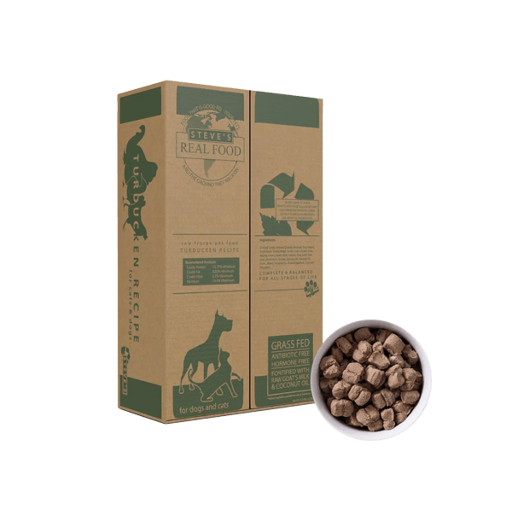 Steve's Real Food Frozen Raw Dog Food Turducken Recipe (*Frozen Products for In-Store Pickup Only. *)