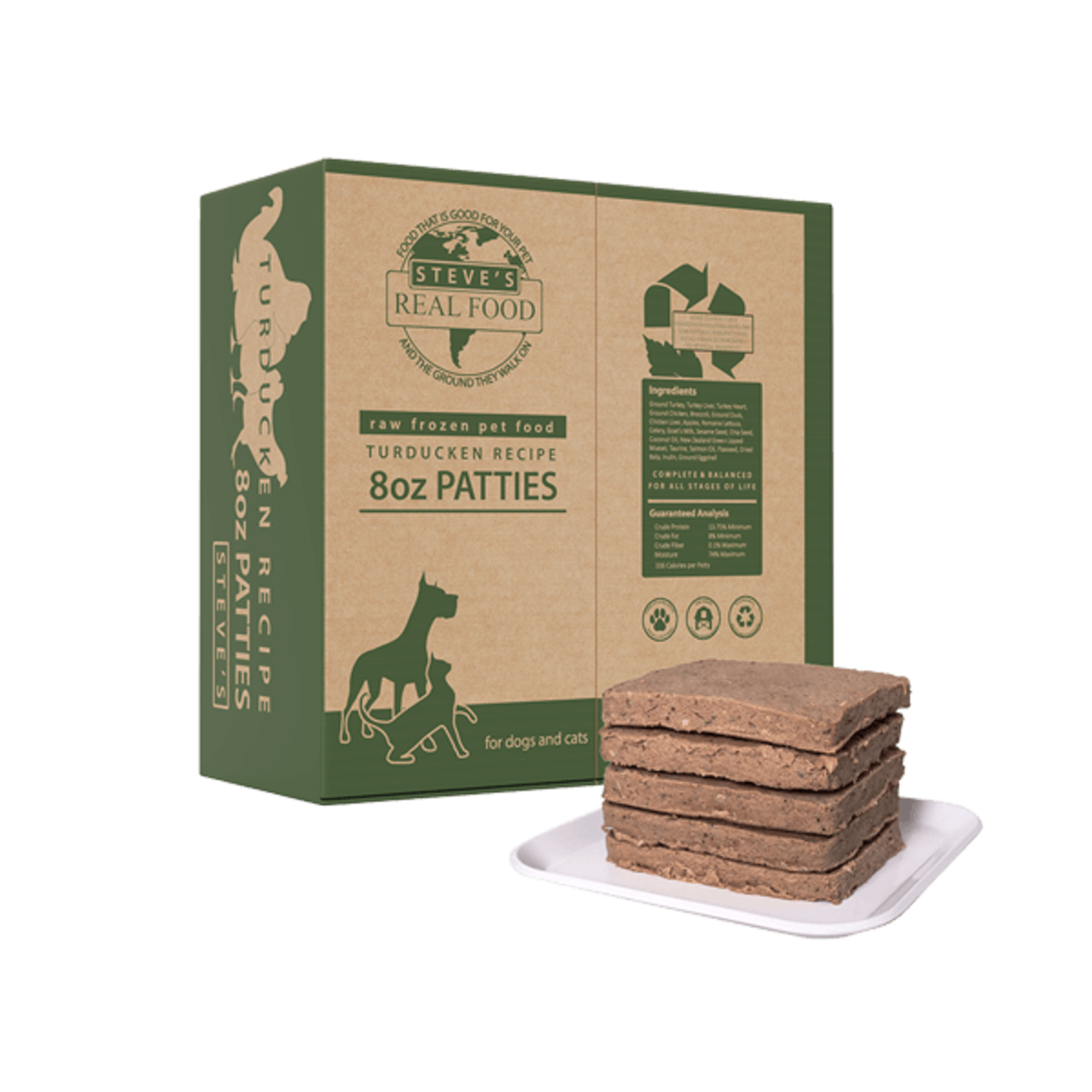 Steve's Real Food Frozen Raw Dog Food Turducken Recipe (*Frozen Products for In-Store Pickup Only. *)