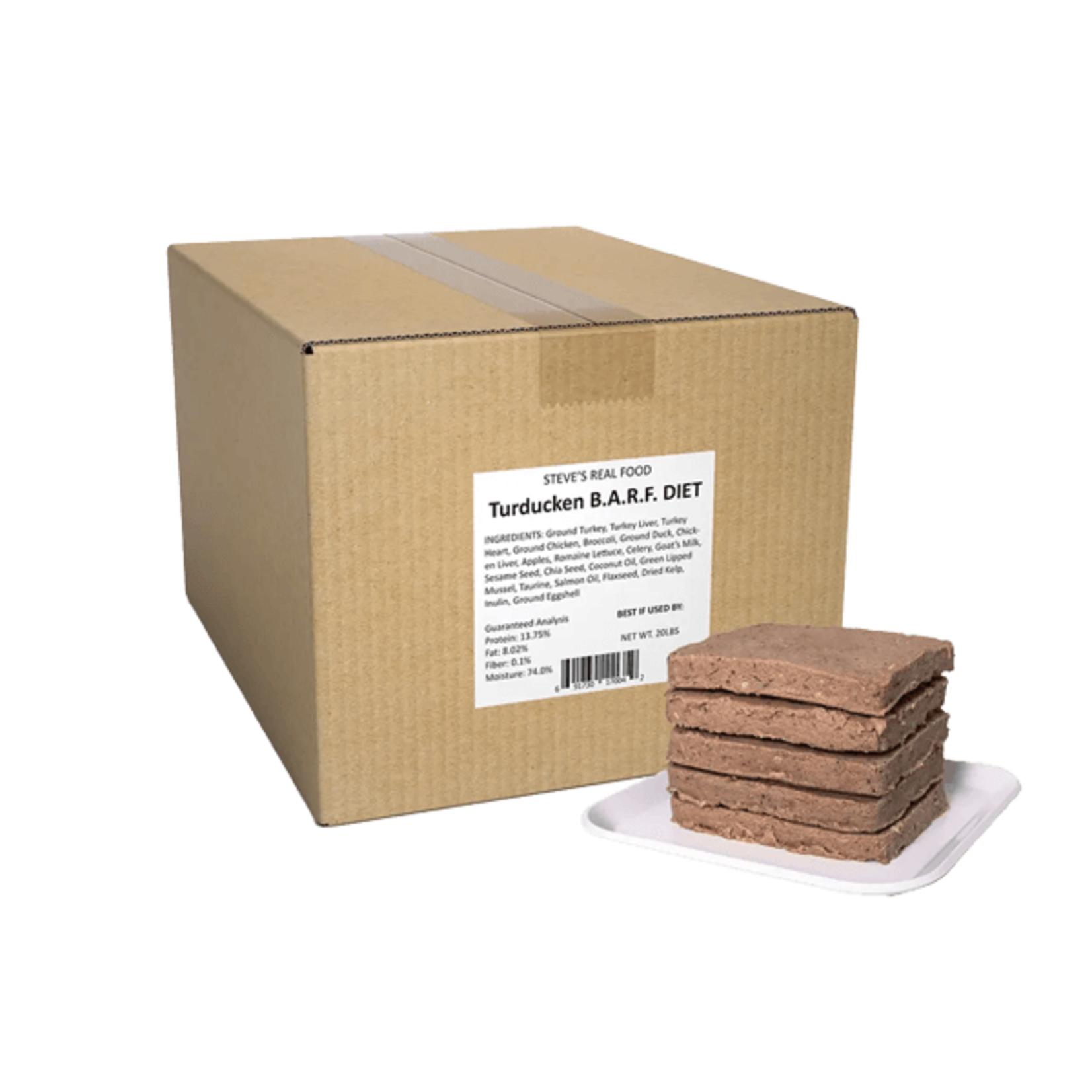 Steve's Real Food Frozen Raw Dog Food Turducken Recipe (*Frozen Products for In-Store Pickup Only. *)