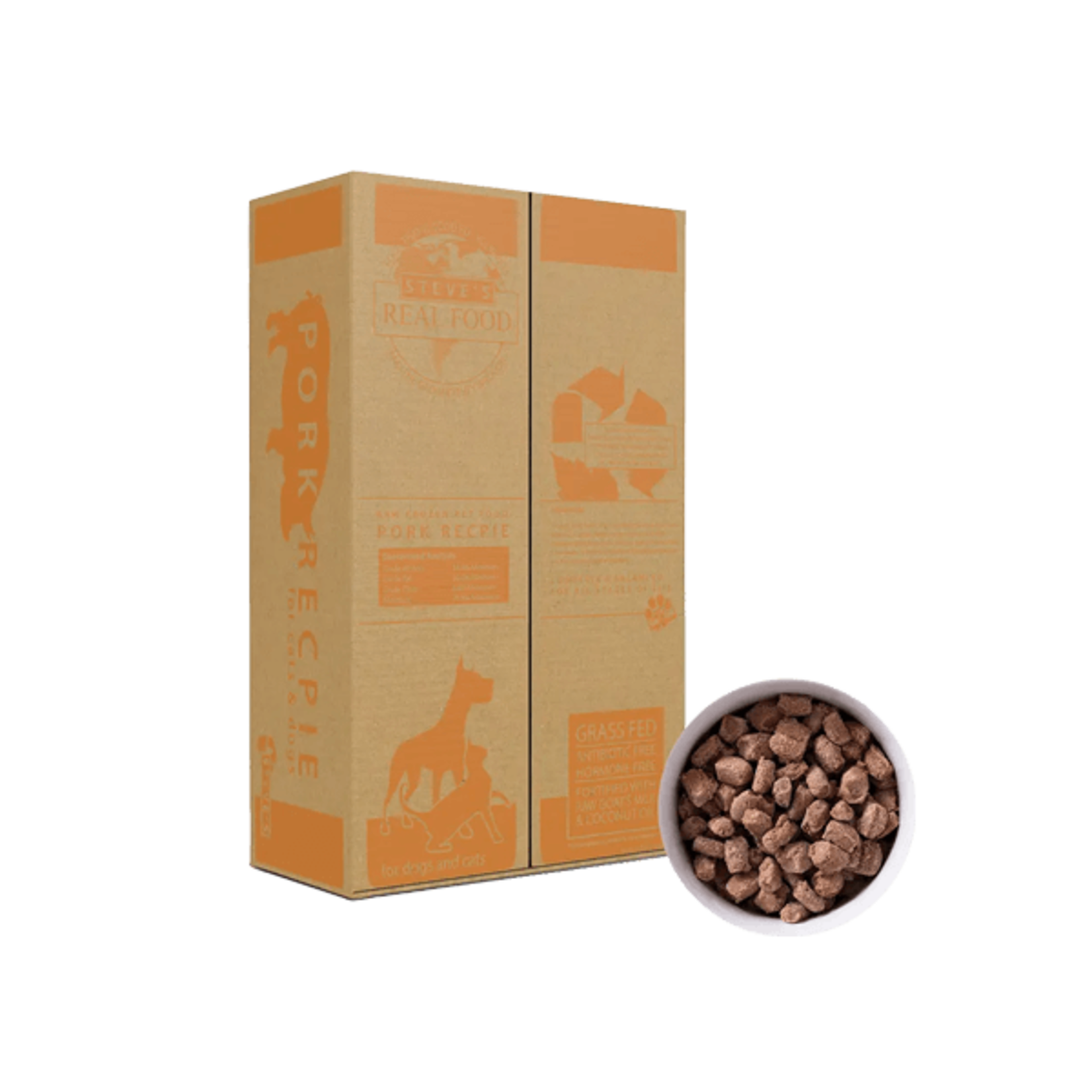 Steve's Real Food Frozen Raw Dog Food Pork Recipe (*Frozen Products for In-Store Pickup Only. *)