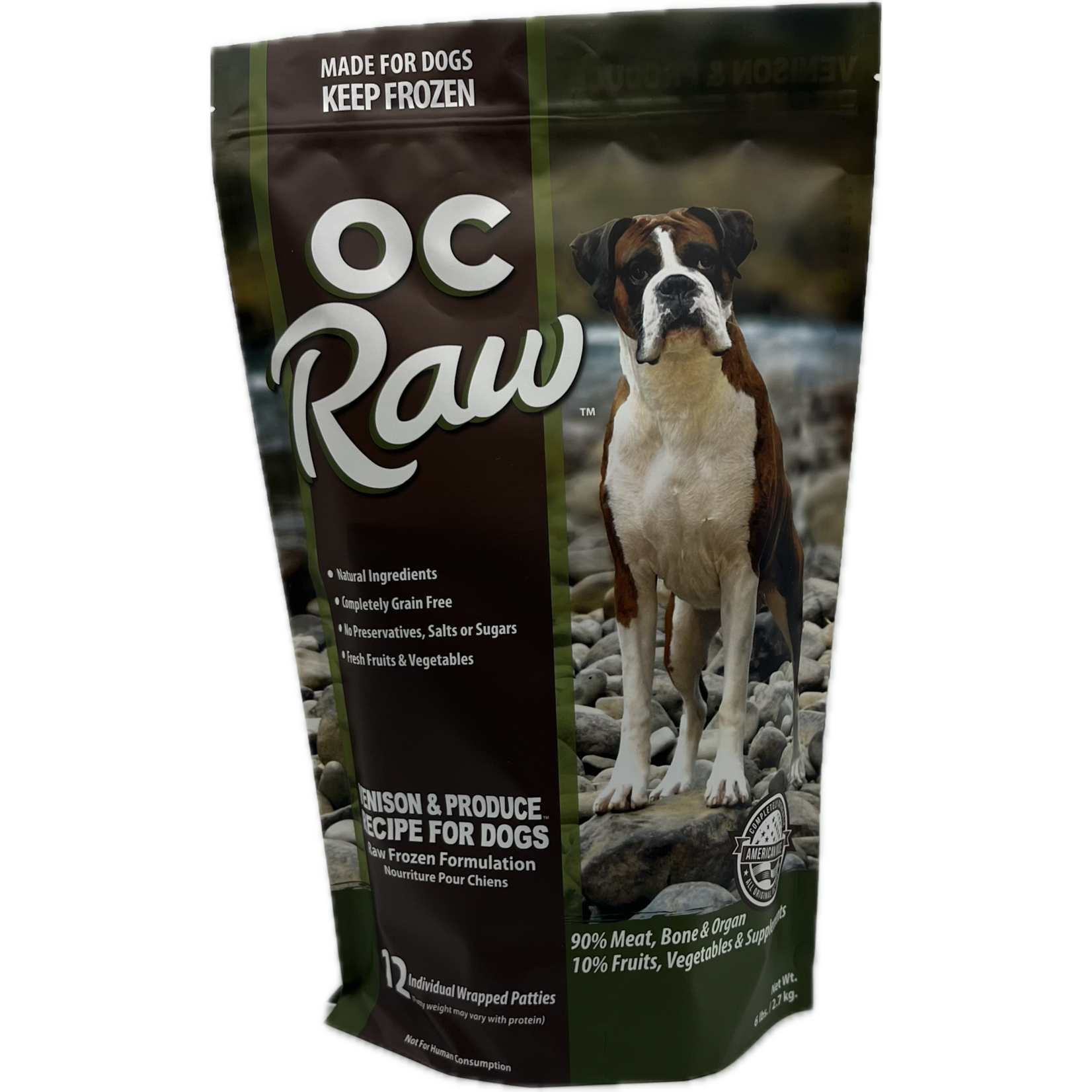 OC Raw Venison & Produce for Dogs (*Frozen Products for In-Store Pickup Only. *)