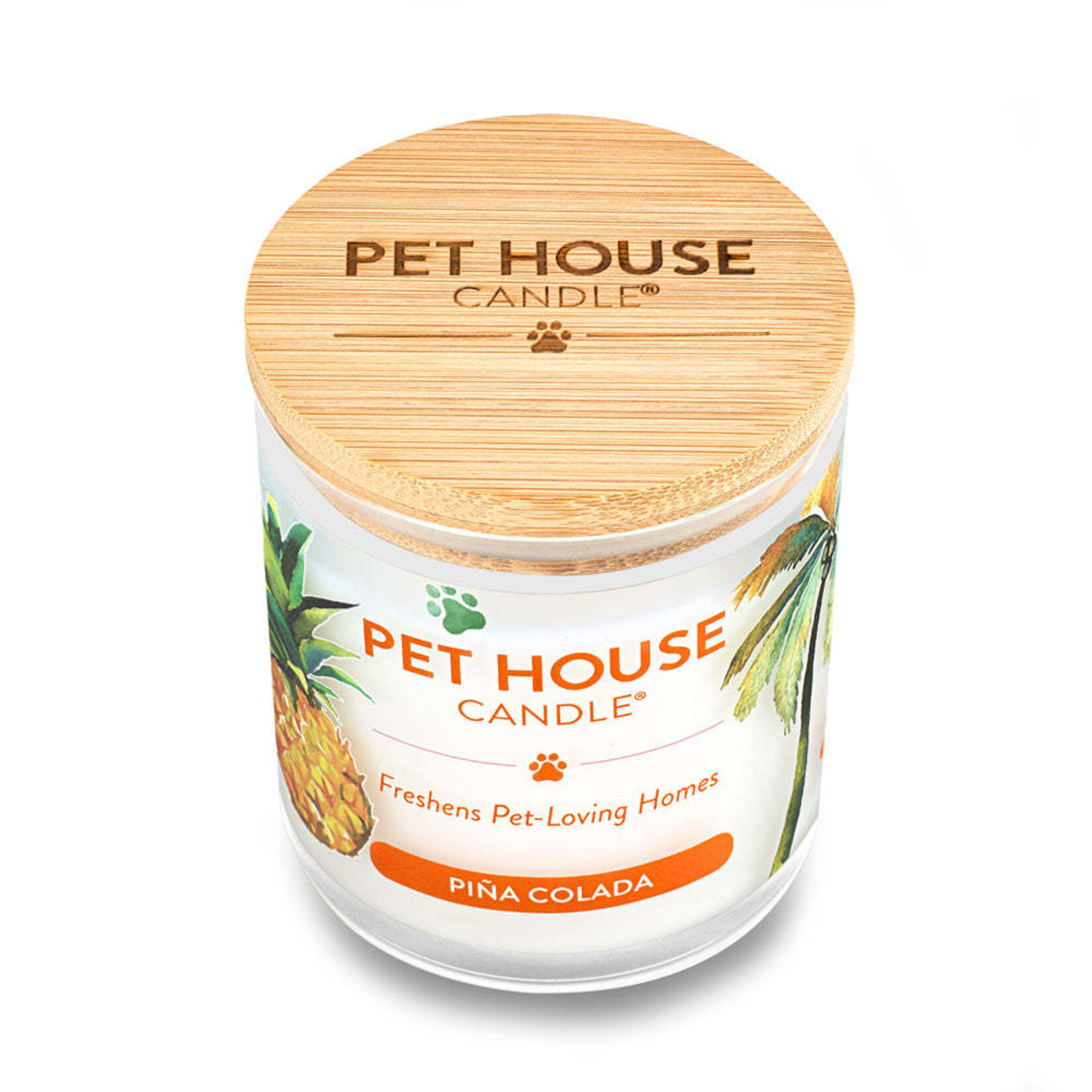Pet House by One Fur All Pina Colada Pet Odor Candle