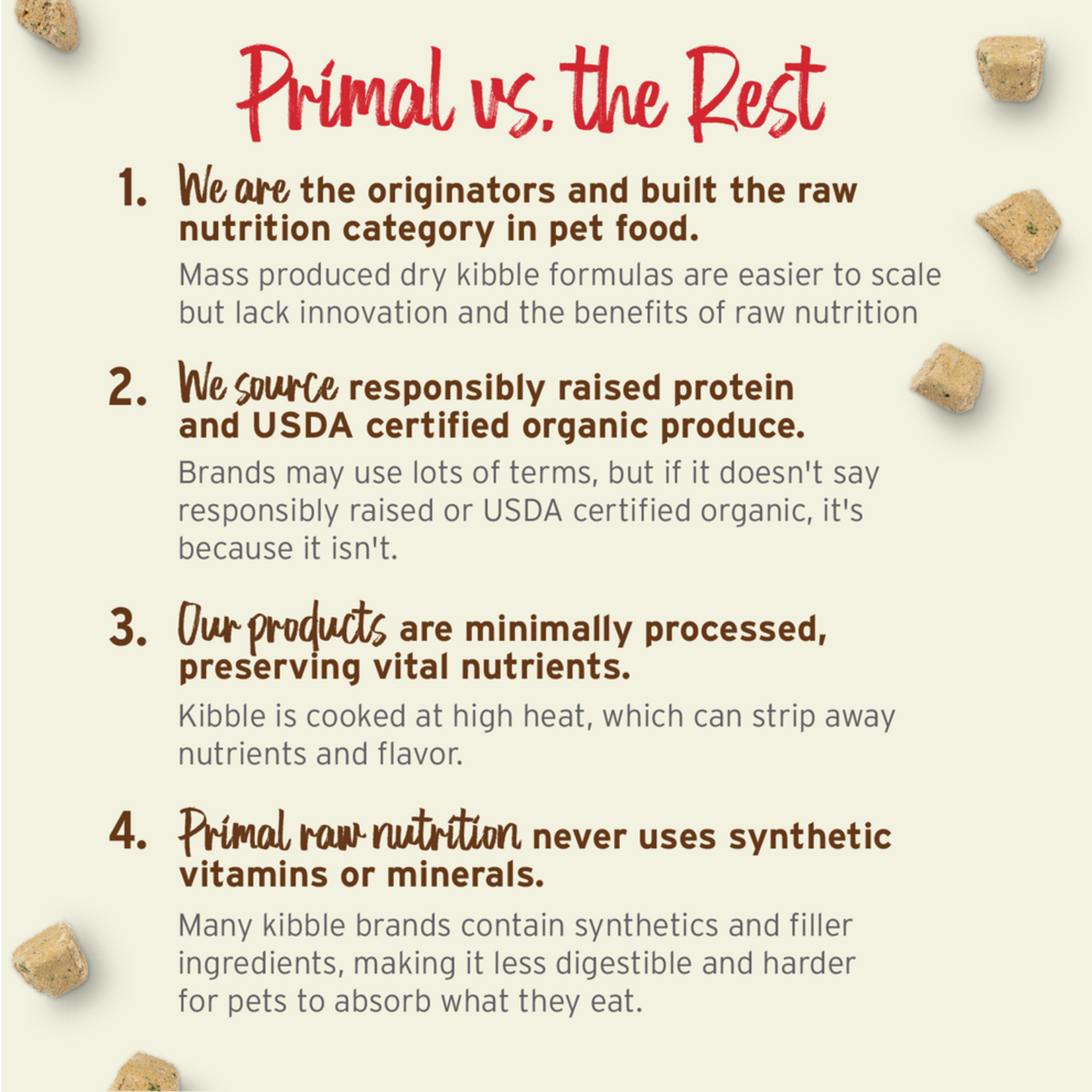 Primal Pet Foods Primal Canine Raw Freeze-Dried Nuggets Chicken