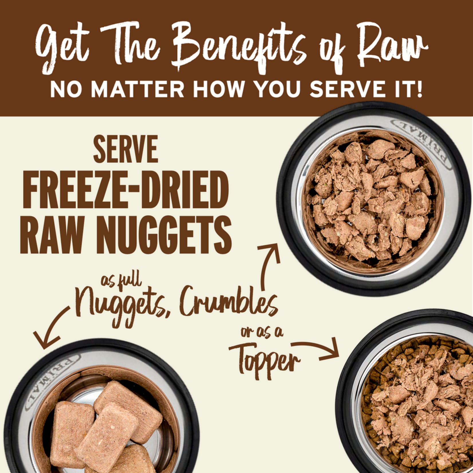 Primal Pet Foods Primal Canine Raw Freeze-Dried Nuggets Chicken