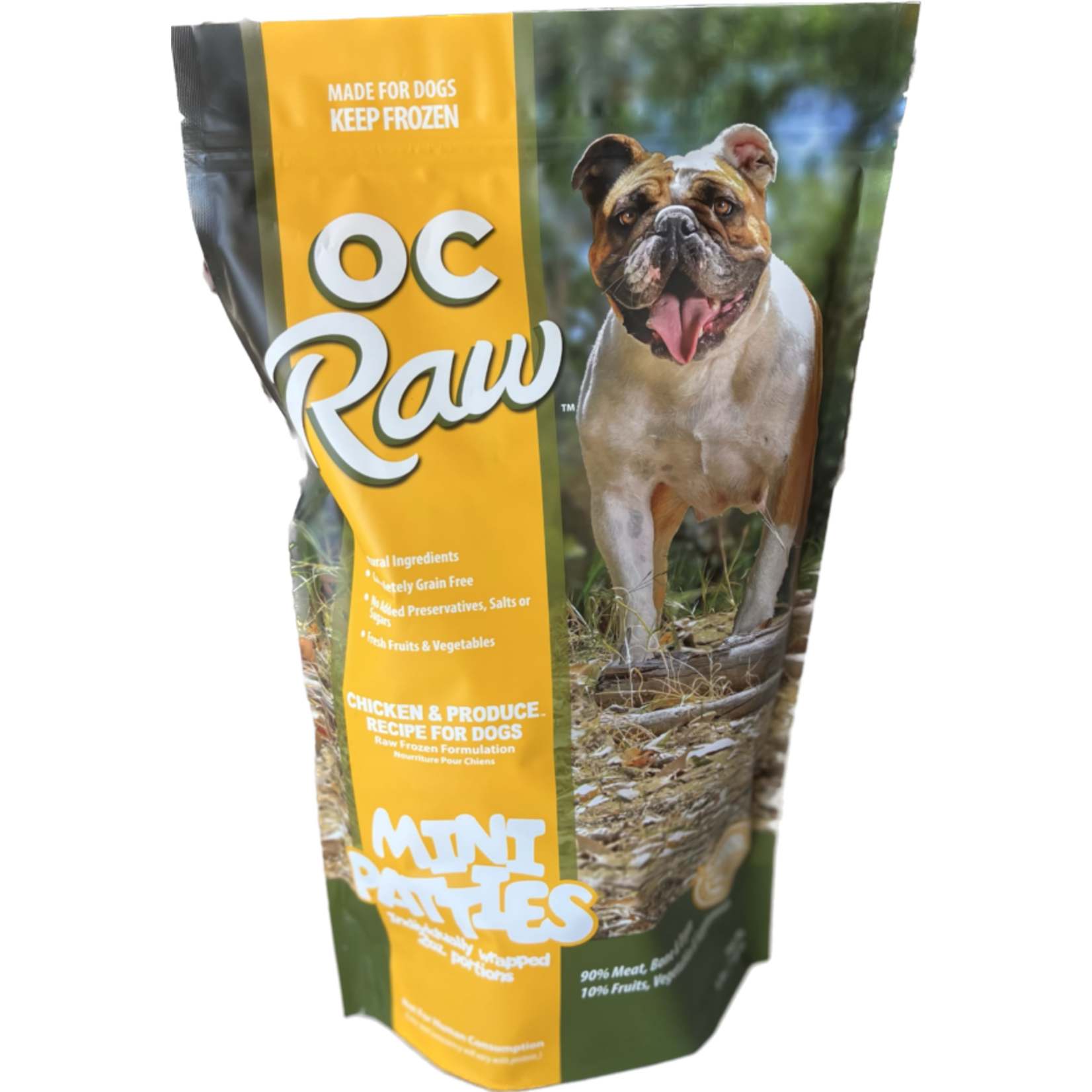 OC Raw Chicken & Produce for Dogs (*Frozen Products for In-Store Pickup Only. *)