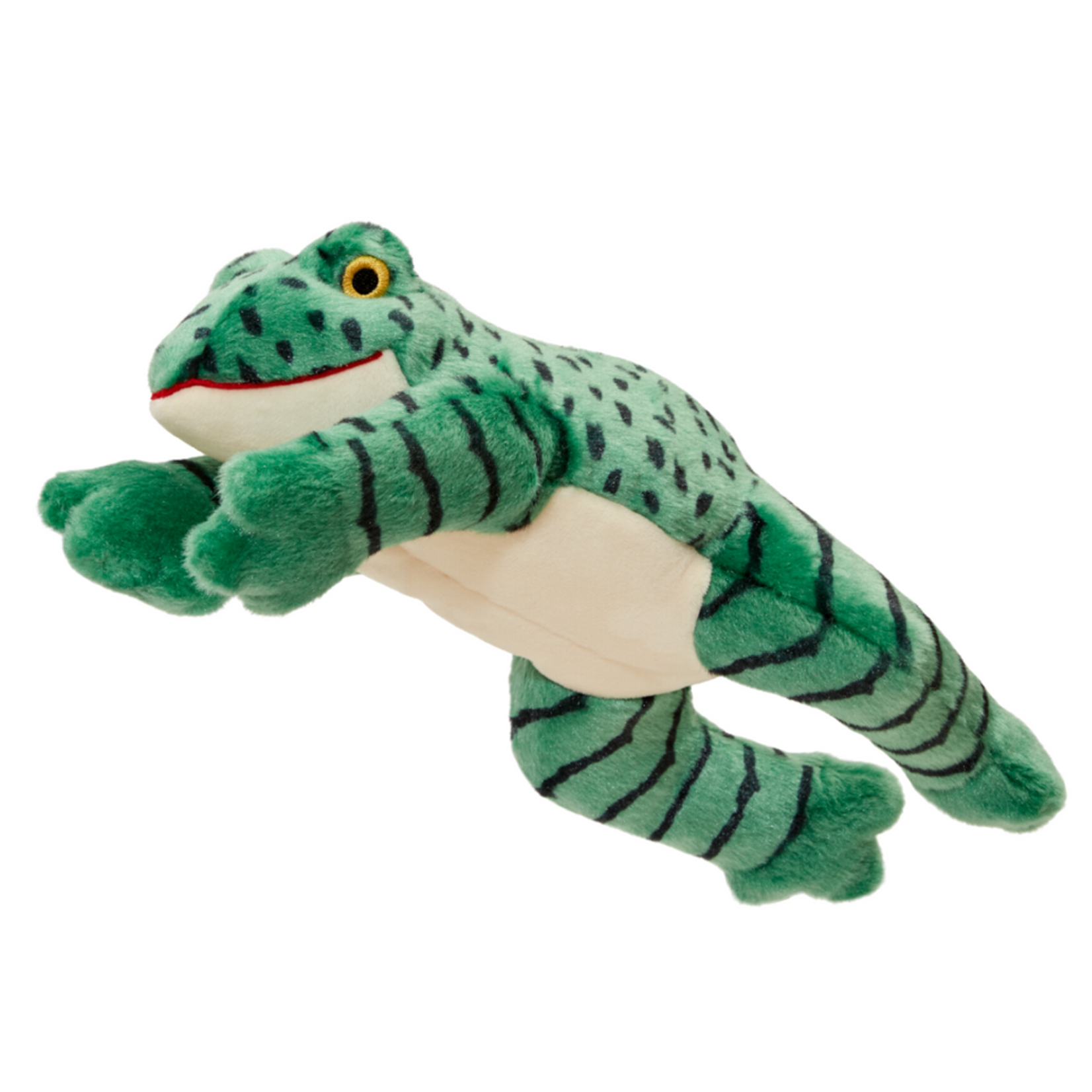 Fluff & Tuff Oliver Frog - Medium Plush Dog Toy
