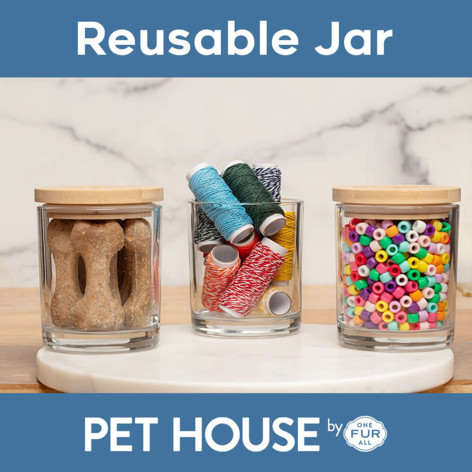 Pet House by One Fur All Wild Blueberries Pet Odor Candle