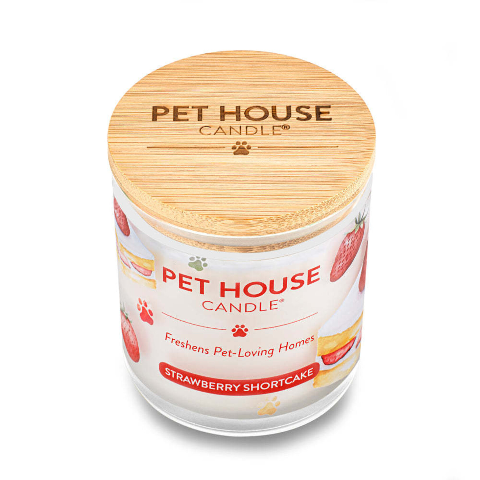 Pet House by One Fur All Strawberry Shortcake Pet Odor Candle
