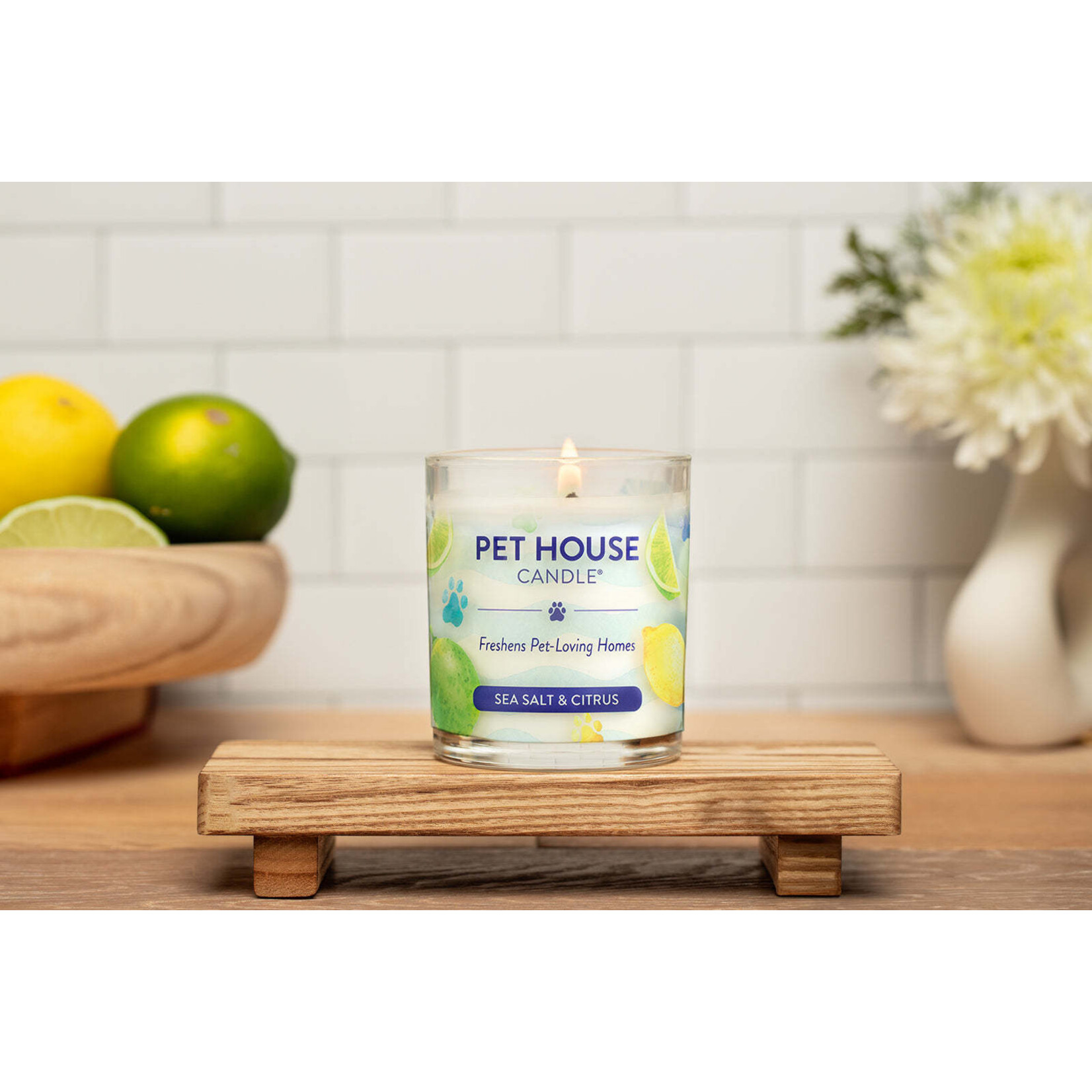 Pet House by One Fur All Sea Salt & Citrus Pet Odor Candle
