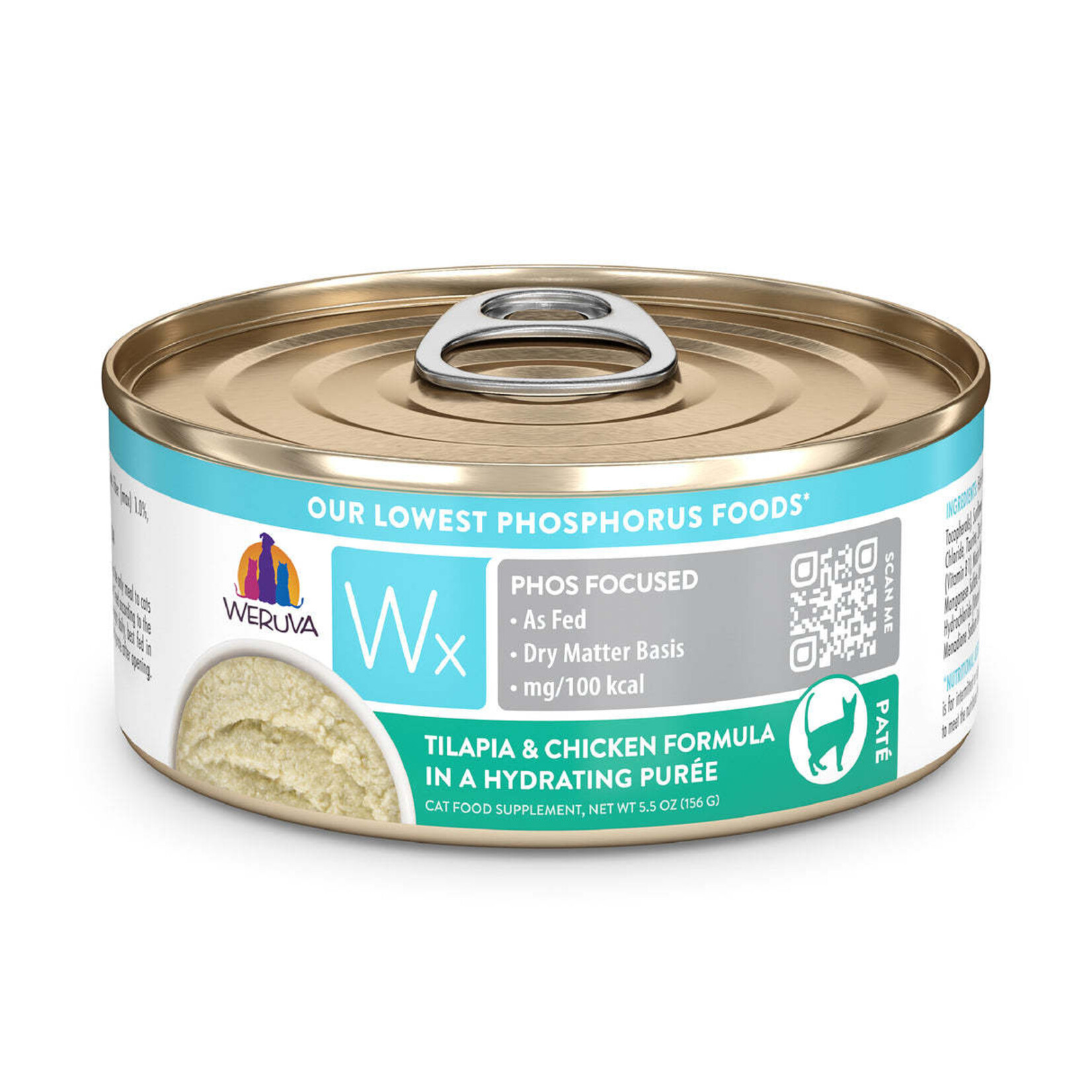 Weruva Wx Phos Focused Tilapia & Chicken Formula in a Hydrating Puree