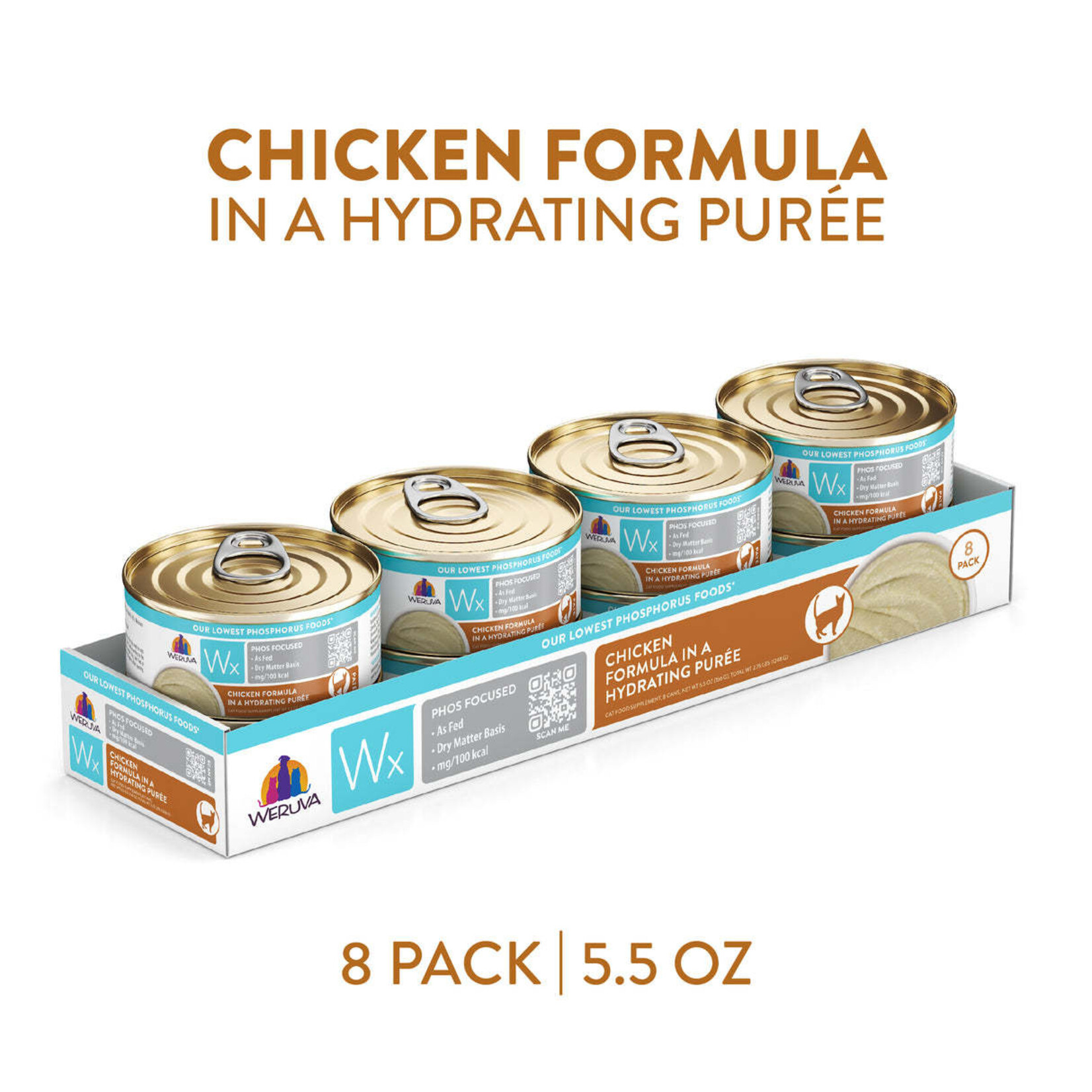 Weruva Wx Phos Focused Chicken Formula in a Hydrating Puree