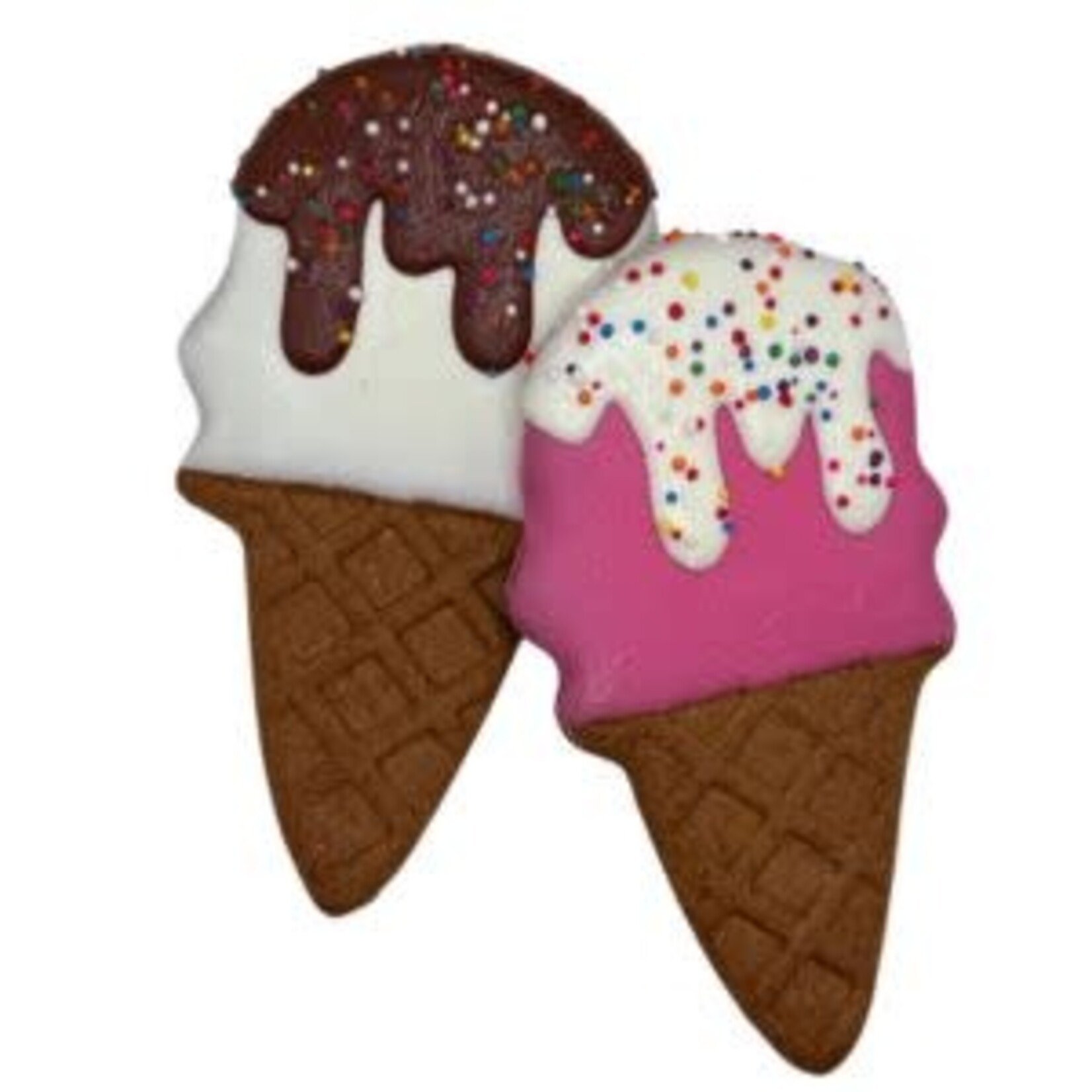 Preppy Puppy Bakery Ice Cream Cone Cookie - Designer Dog Treat