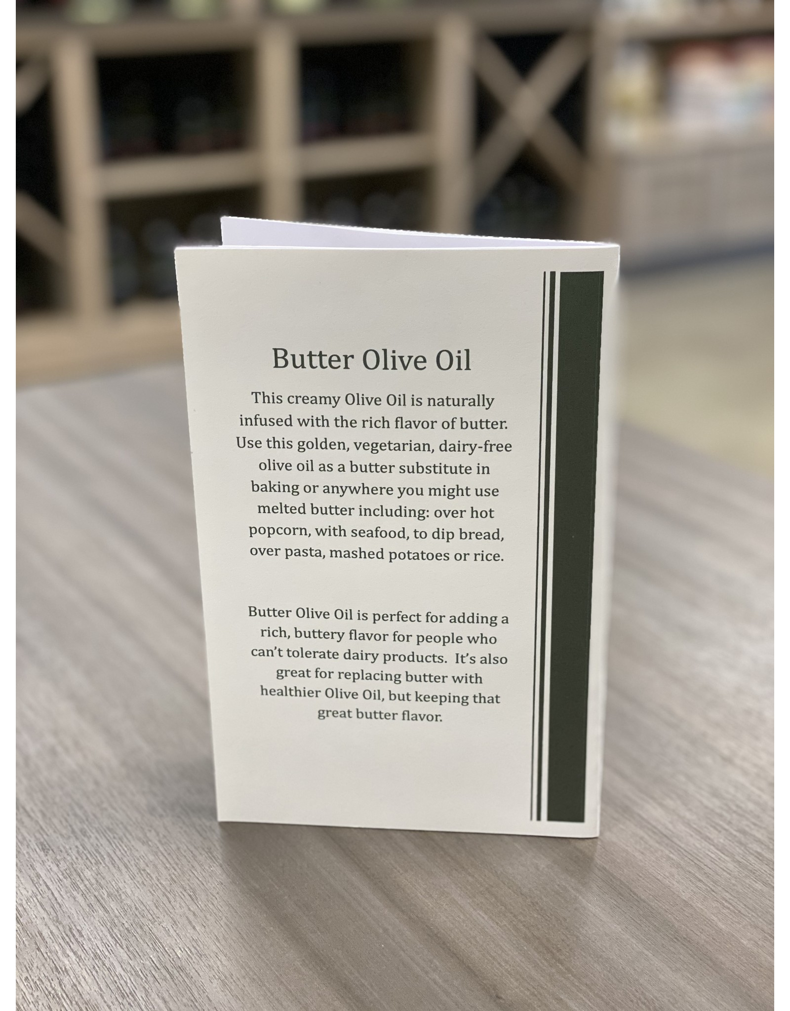 Butter Olive Oil Recipe Book