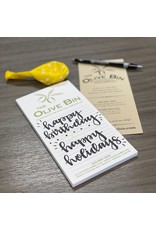 Complimentary Notepad (Limit 1)