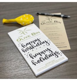 Complimentary Notepad (Limit 1)