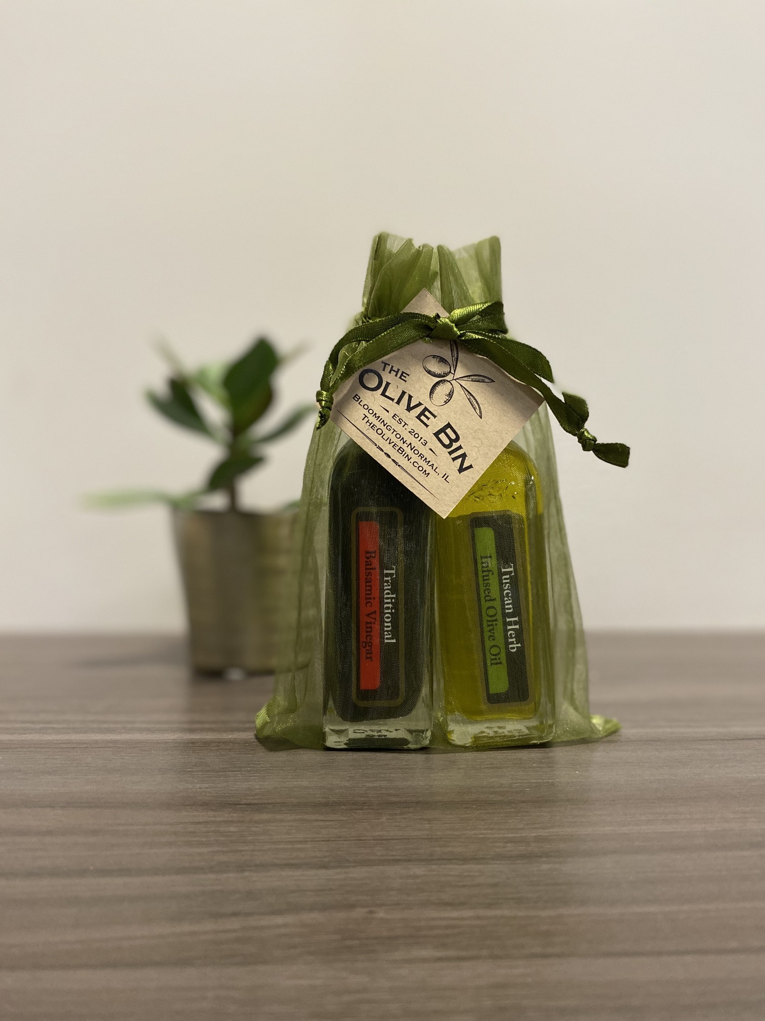 60ml Olive Oil and Balsamic Gift Set - The Olive Bar