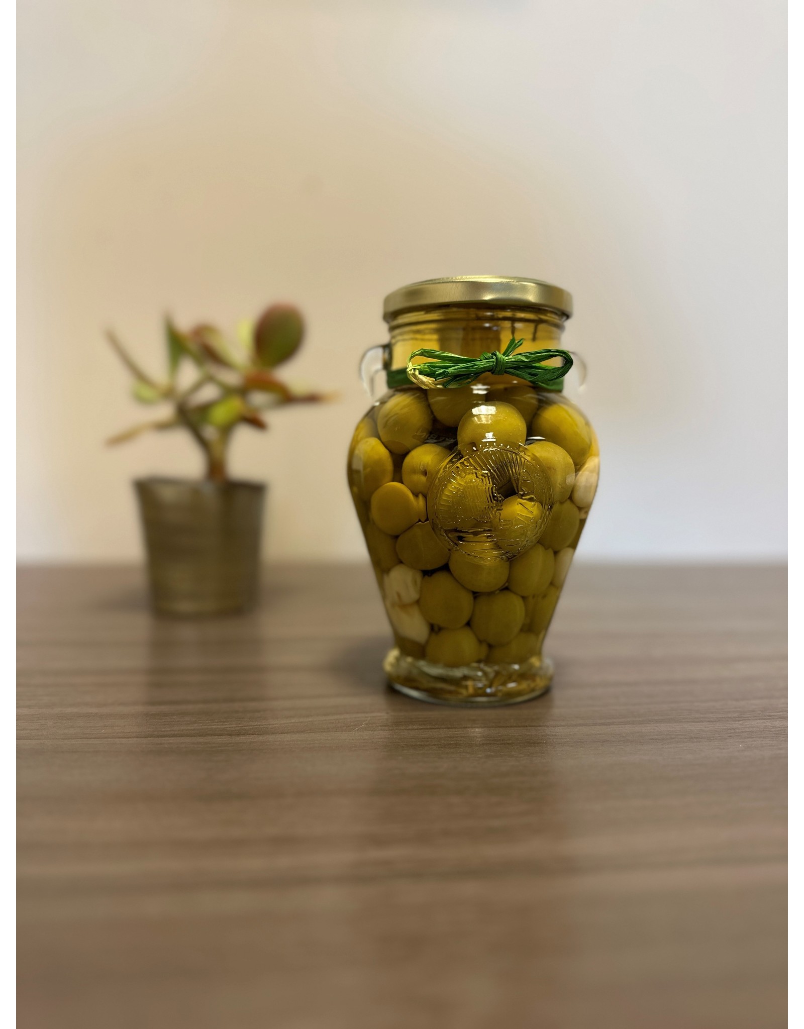 Olives Stuffed with Garlic & Rosemary