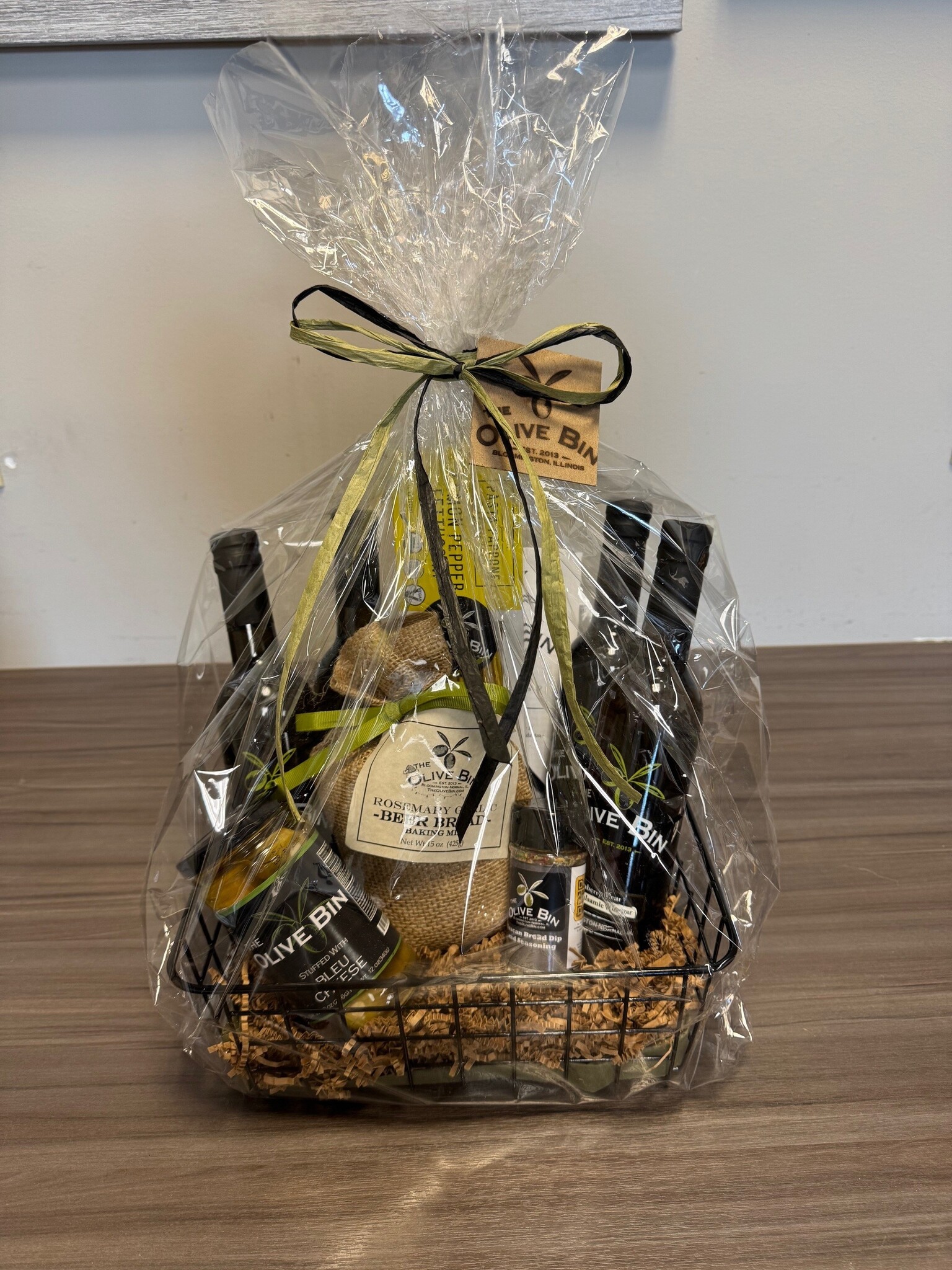 Best of the Bin - Wire Gift Basket (Lemon Pepper) - The Olive Bin