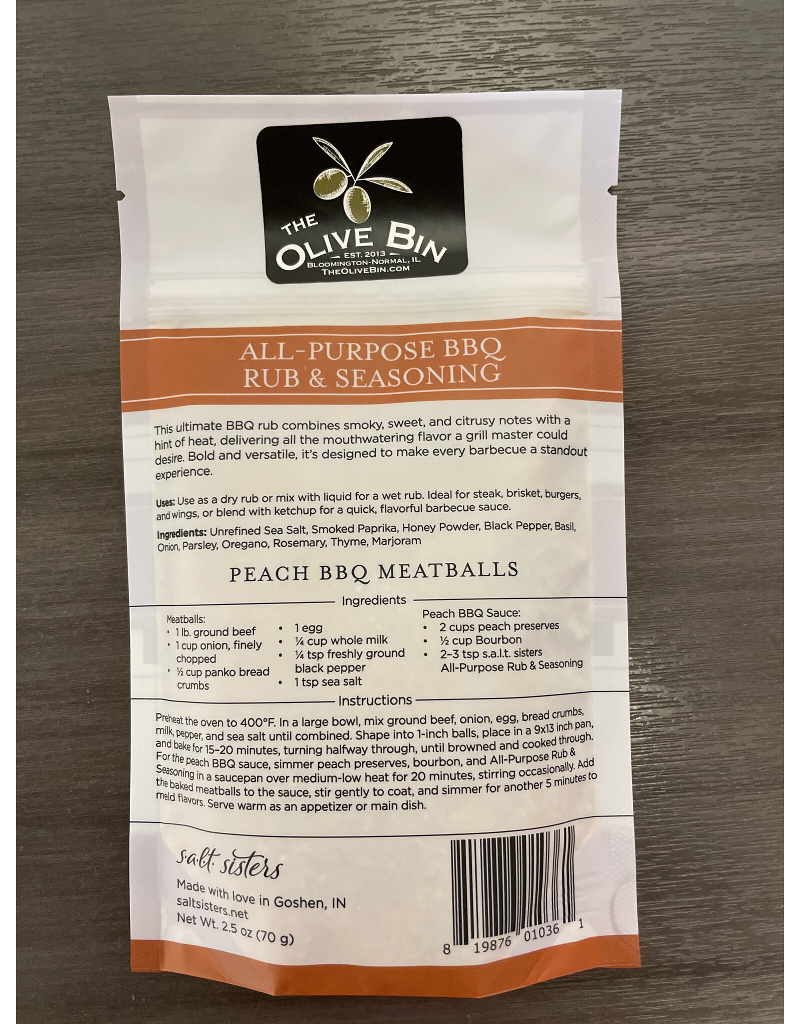 Orange All Purpose BBQ Rub & Seasoning