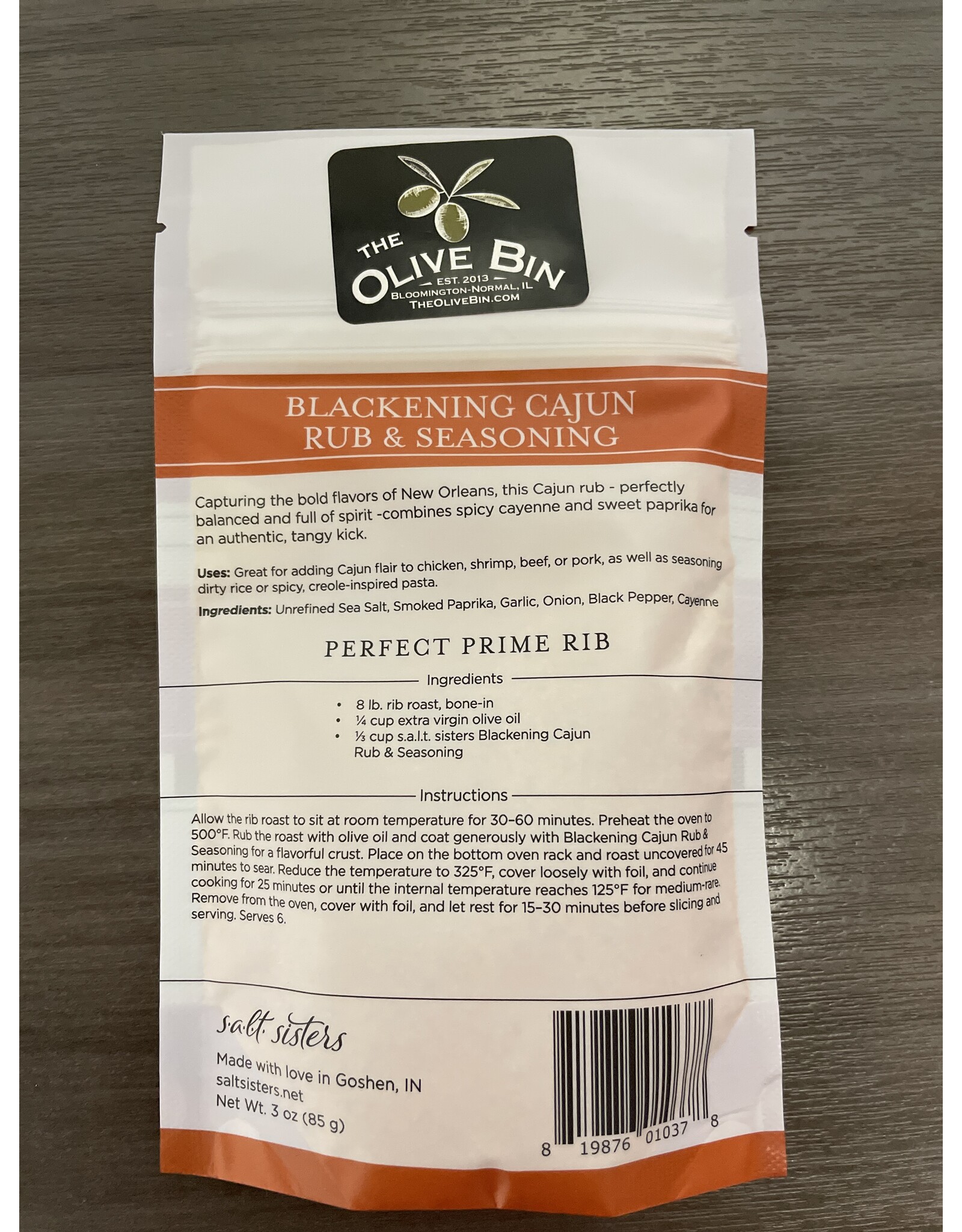 Orange Blackening Cajun Rub & Seasoning