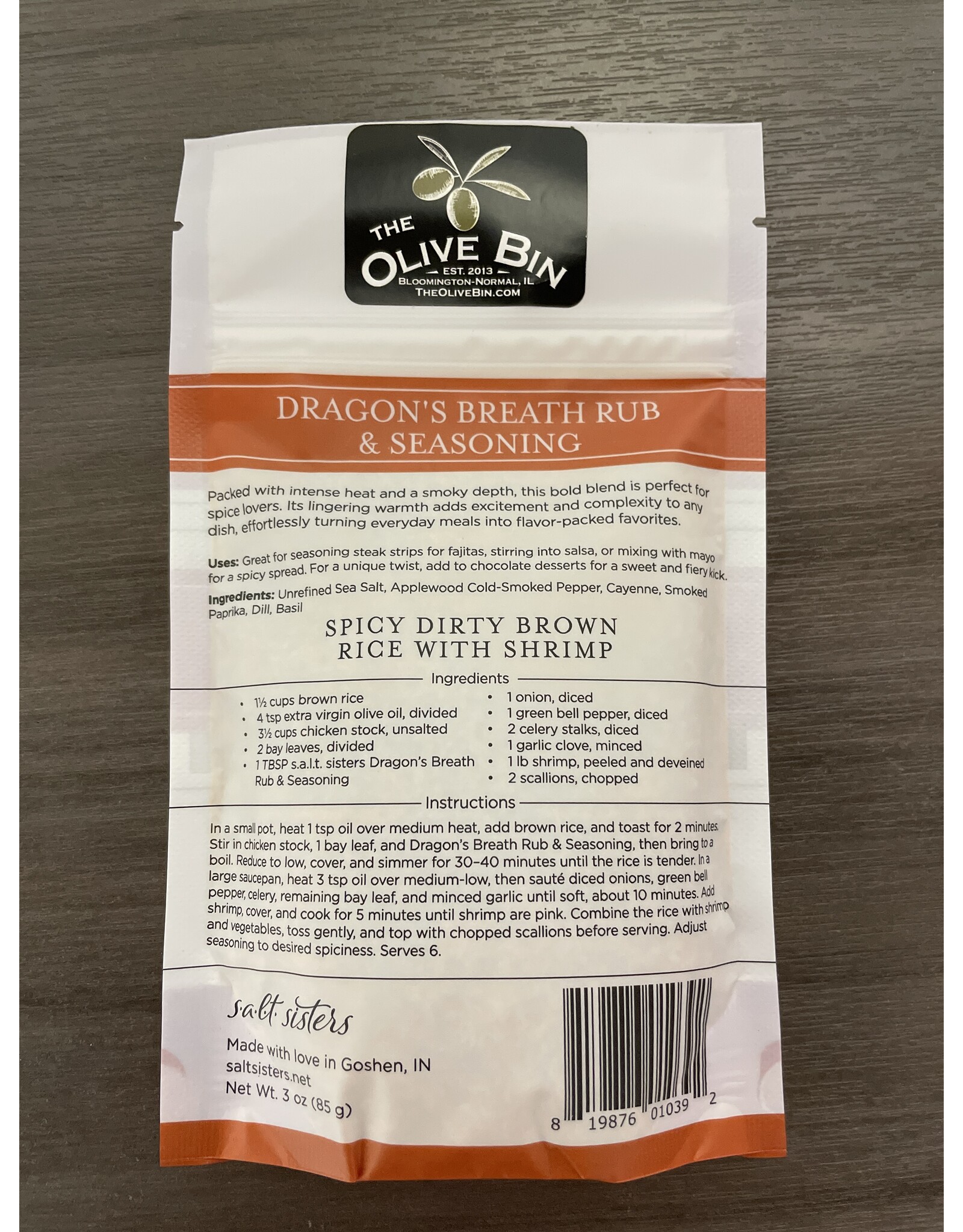 Orange Dragon's Breath Rub & Seasoning