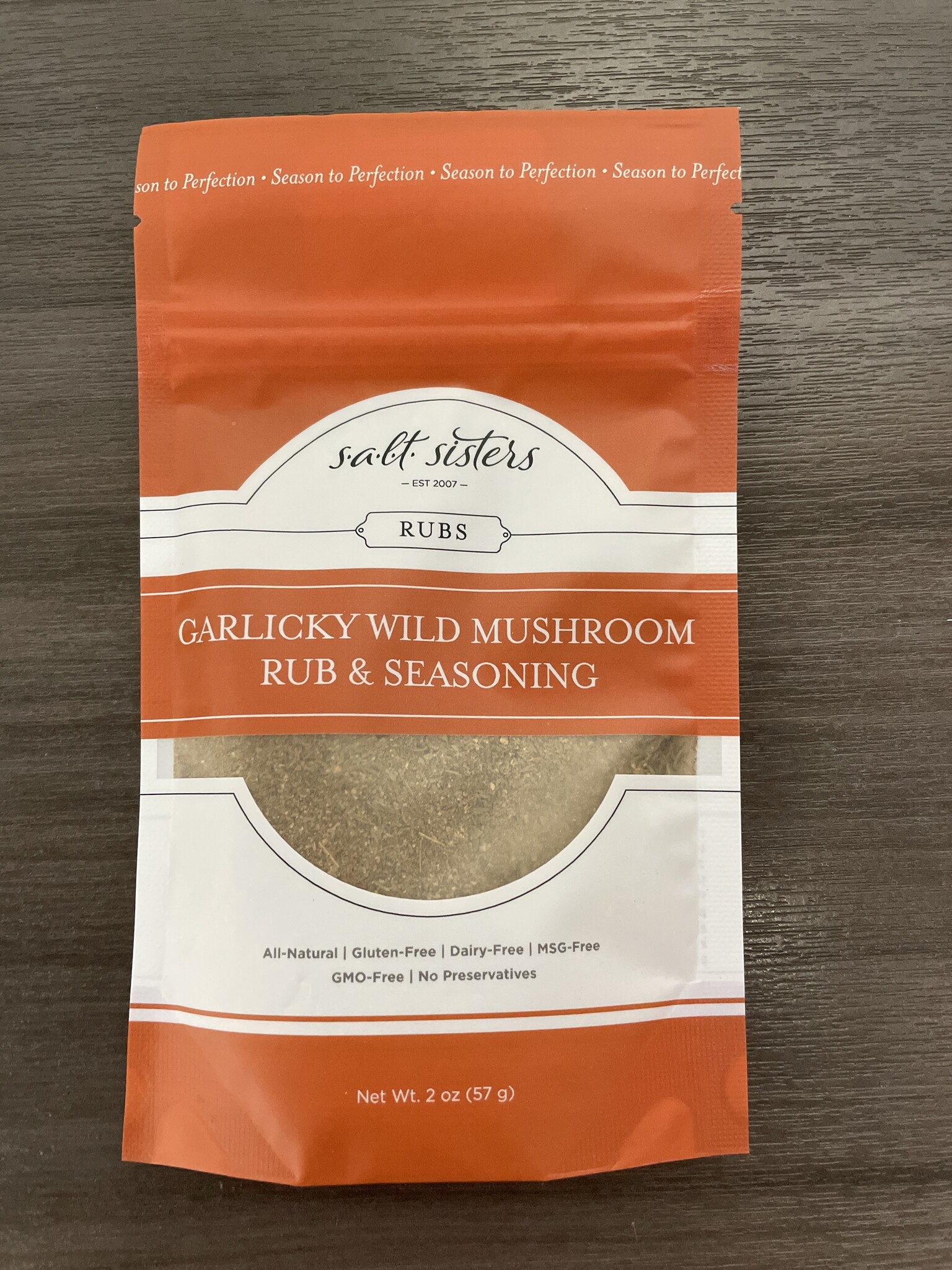 Garlicky Wild Mushroom Rub & Seasoning