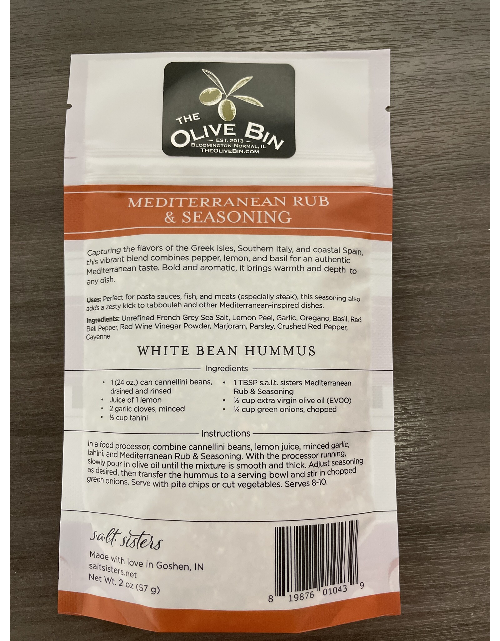 Orange Mediterranean Rub & Seasoning