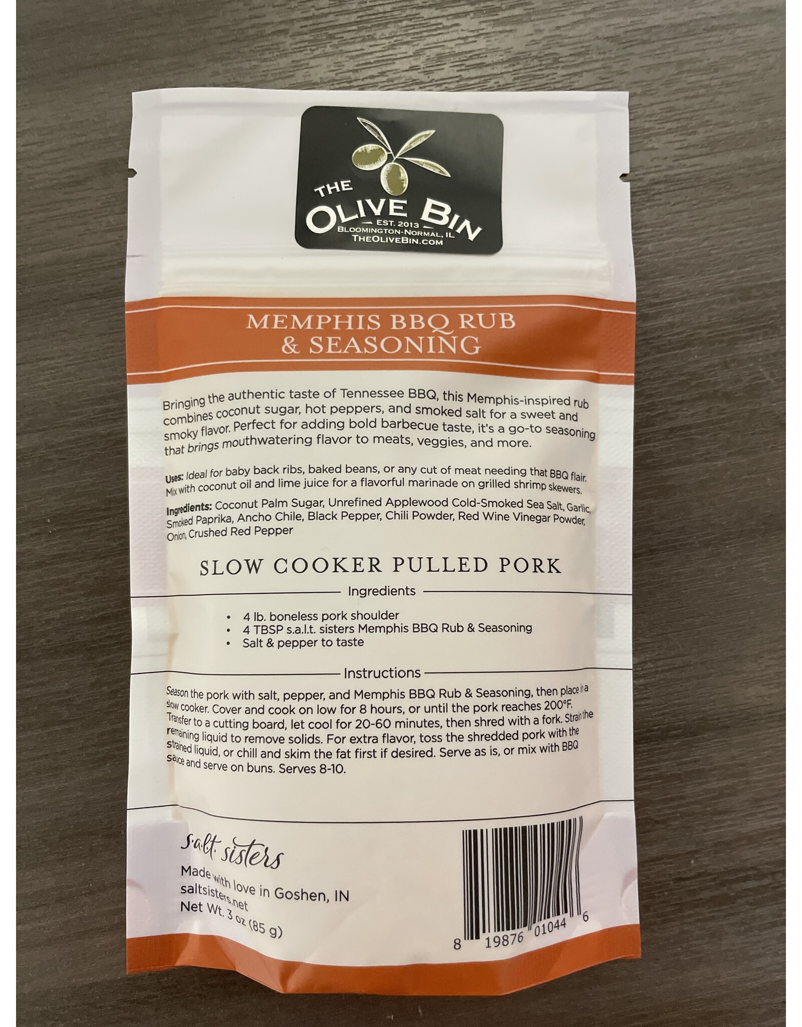 Orange Memphis BBQ Rub & Seasoning