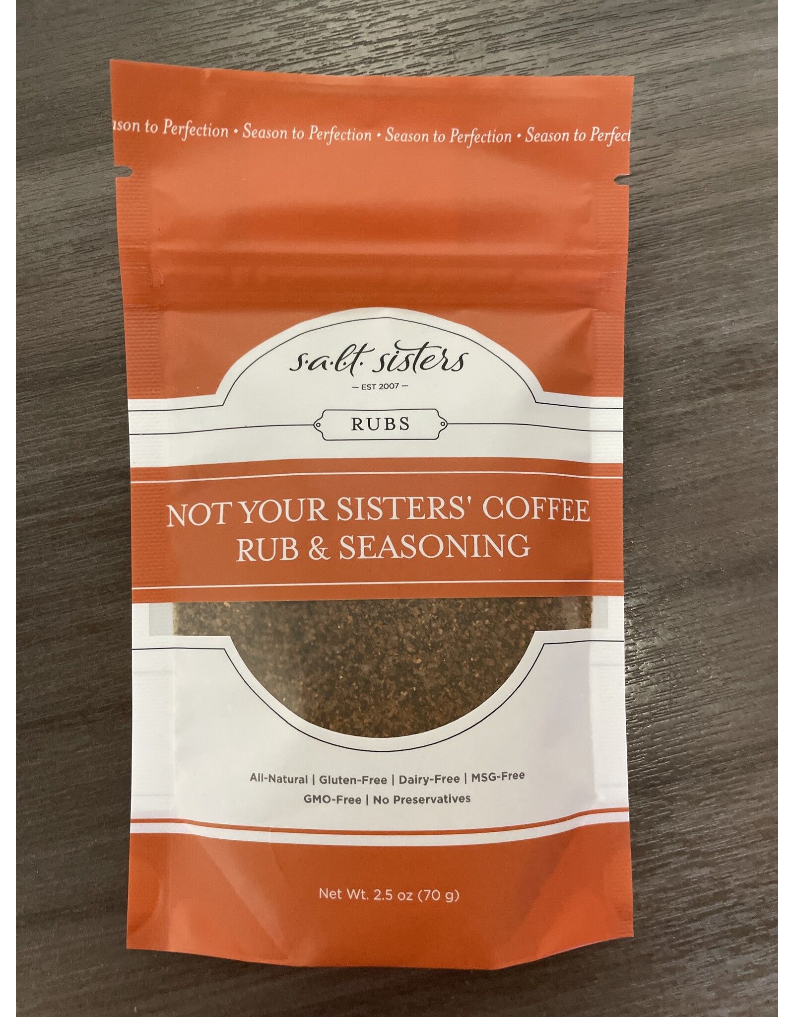 Orange Not Your Sisters' Coffee Rub & Seasoning