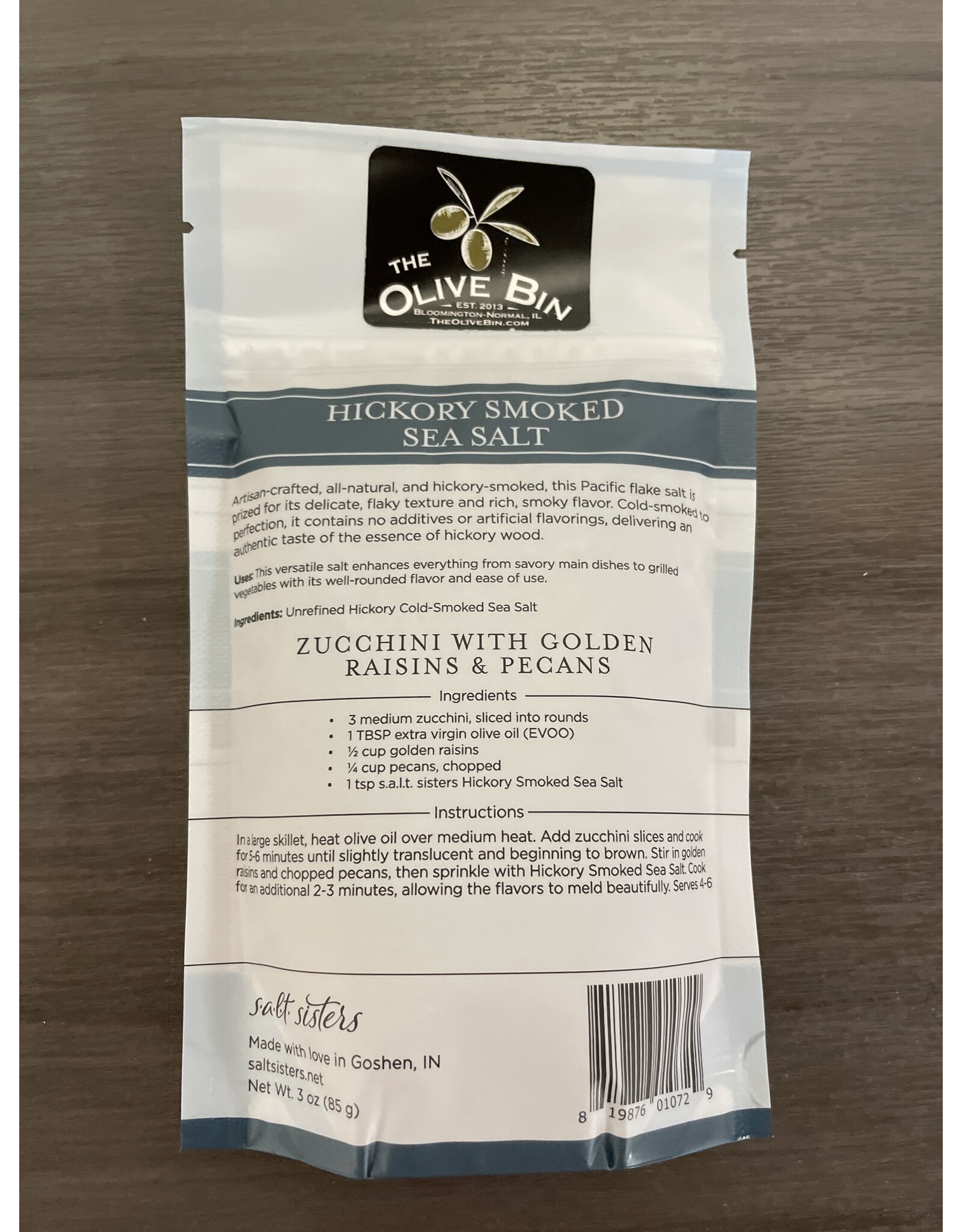 Blue Hickory Smoked Sea Salt