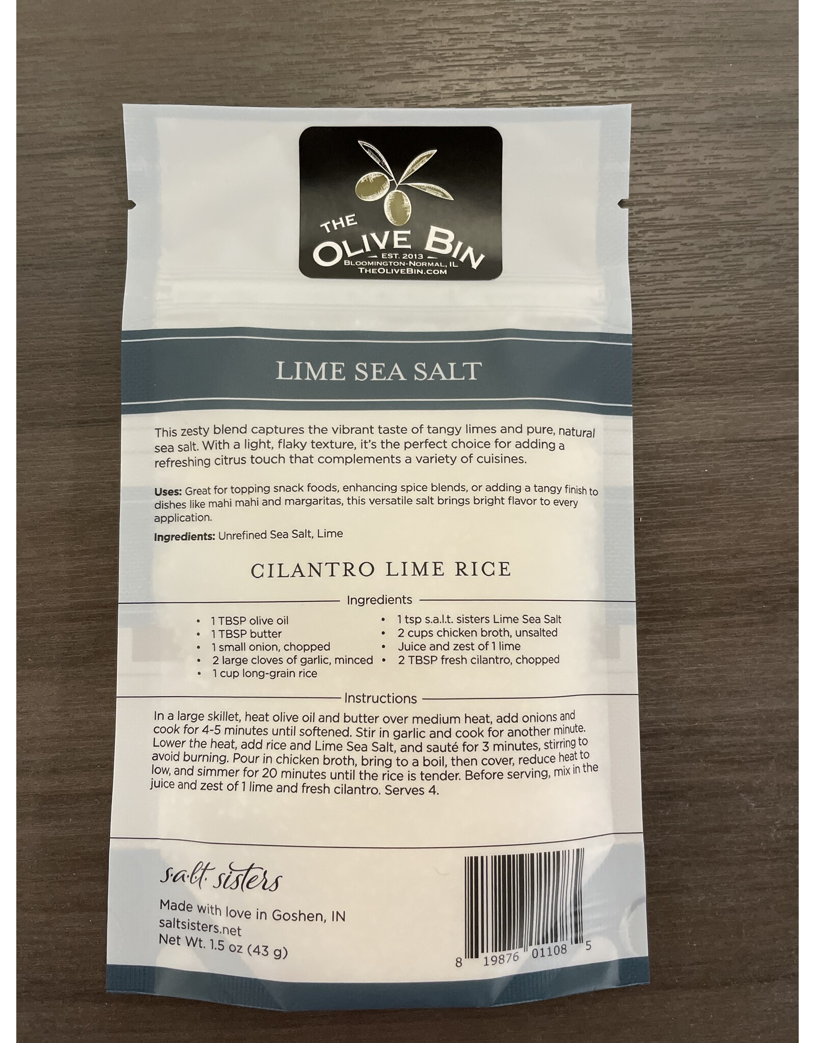 Blue Lime Fresco Sea Salt