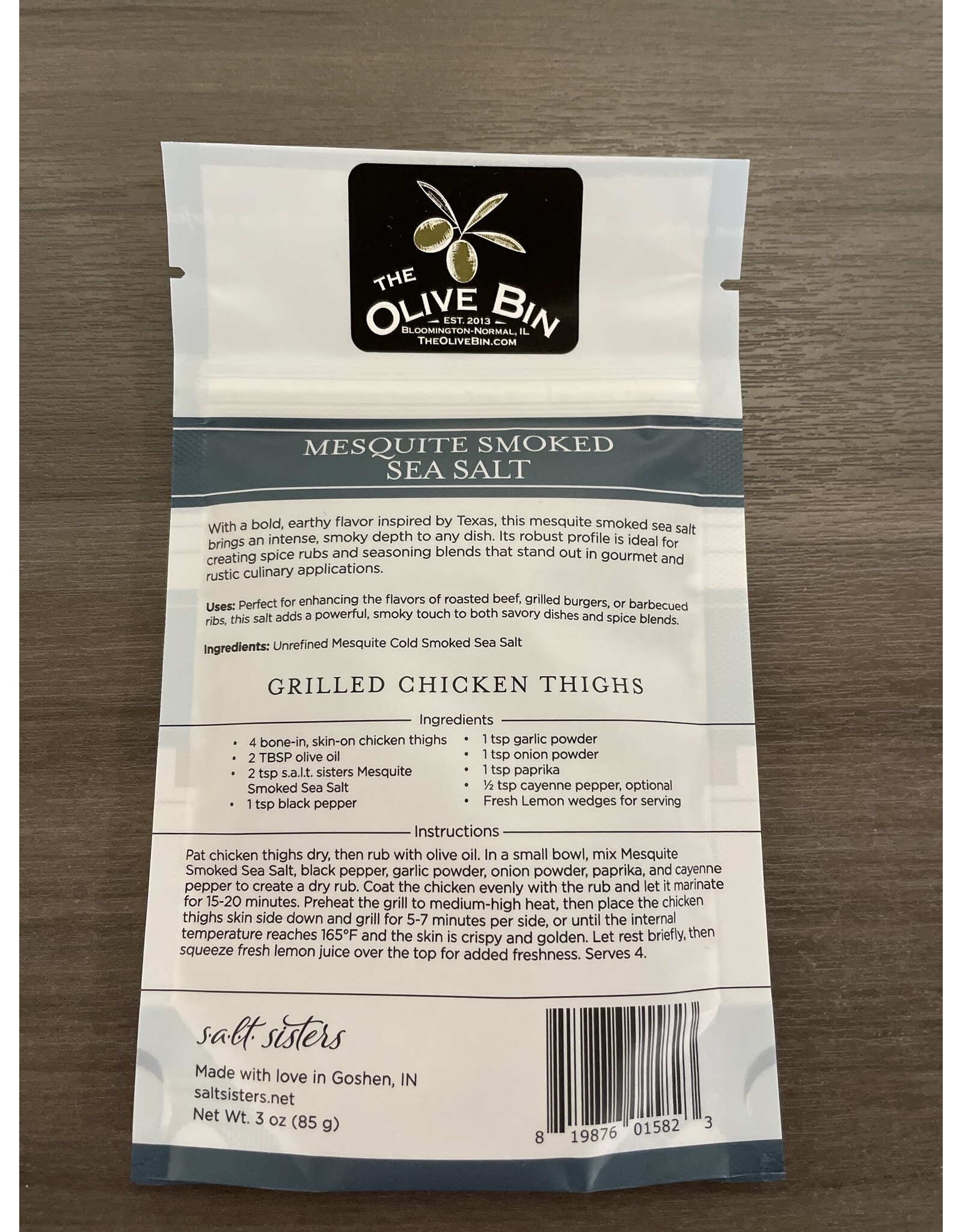 Blue Mesquite Smoked Sea Salt
