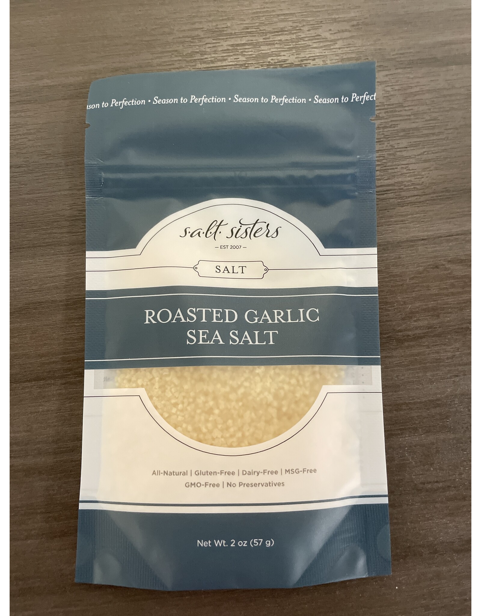 Blue Roasted Garlic Sea Salt