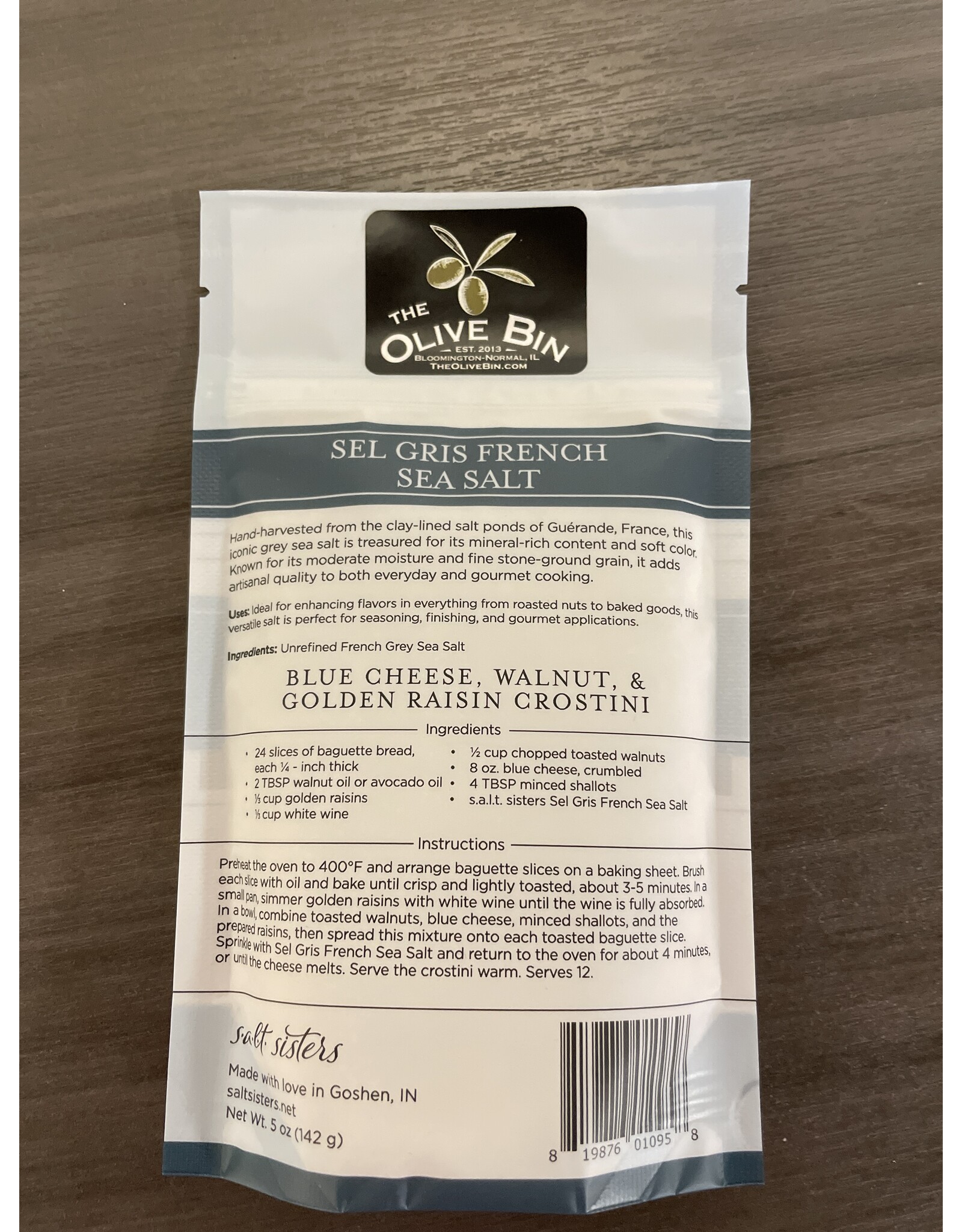 Blue Sel Gris Organic French Sea Salt