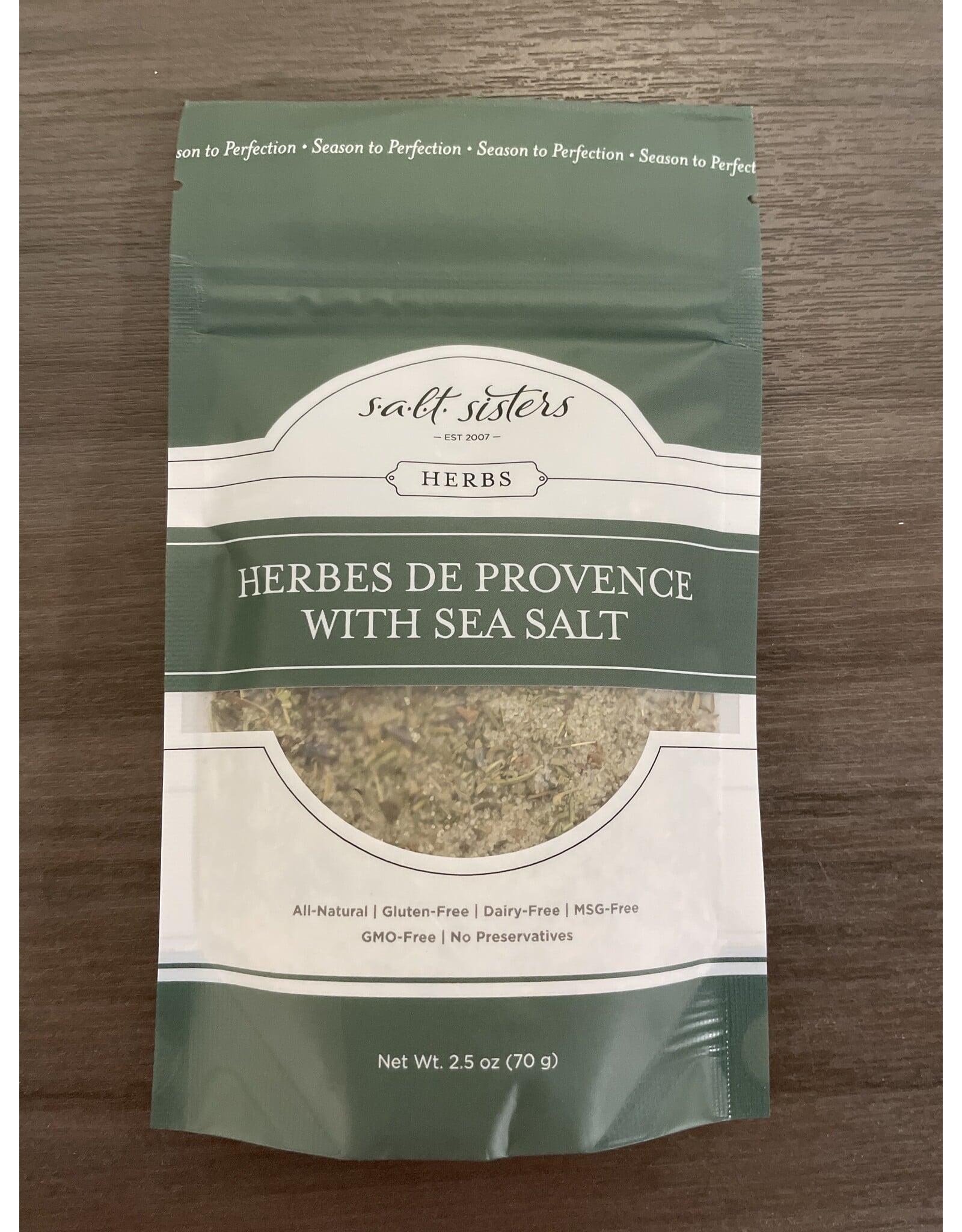 Green Herbes de Provence with Sea Salt